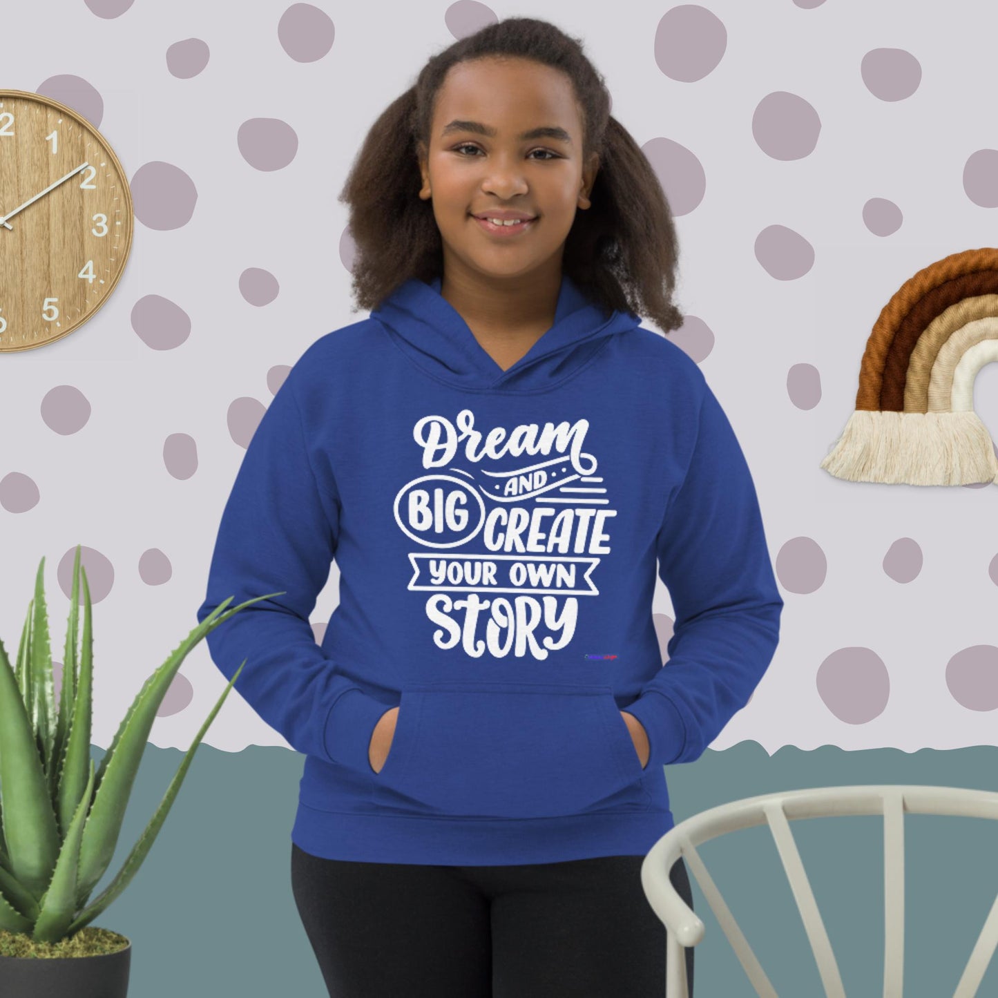 Dream Big and Create your own story, Kids Hoodie