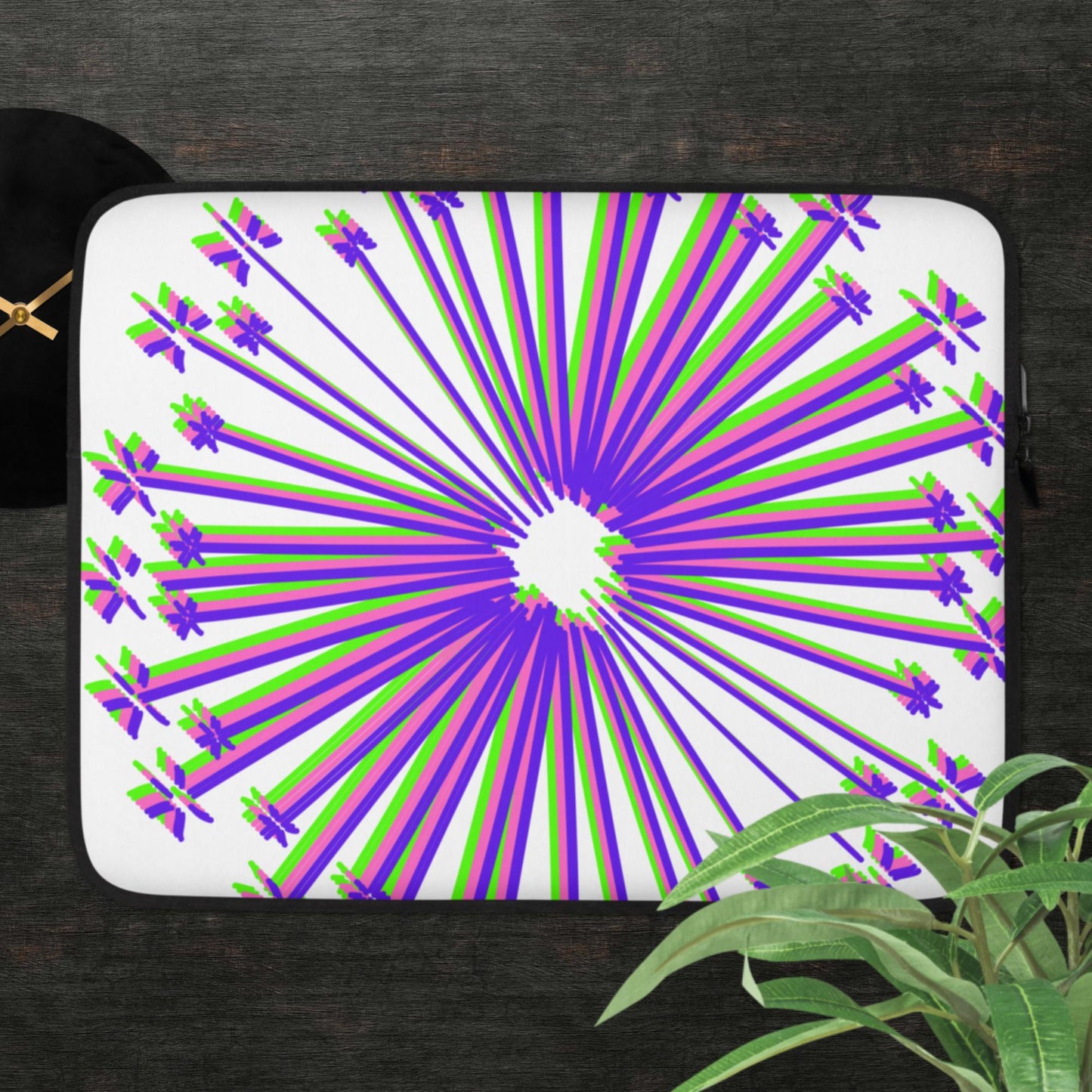 Colors, Floral, Flowers Laptop Sleeve