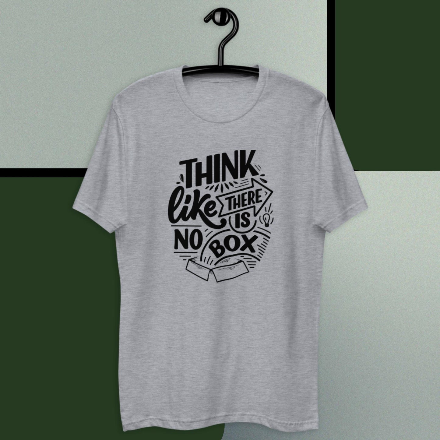 Think Like There Is No Box Short Sleeve T-shirt