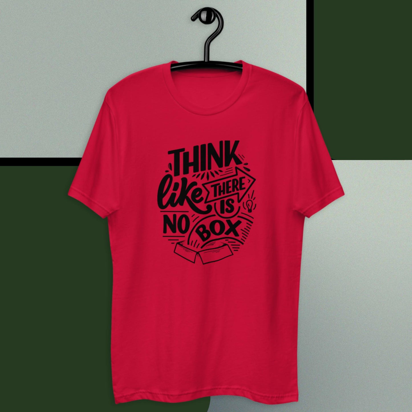 Think Like There Is No Box Short Sleeve T-shirt