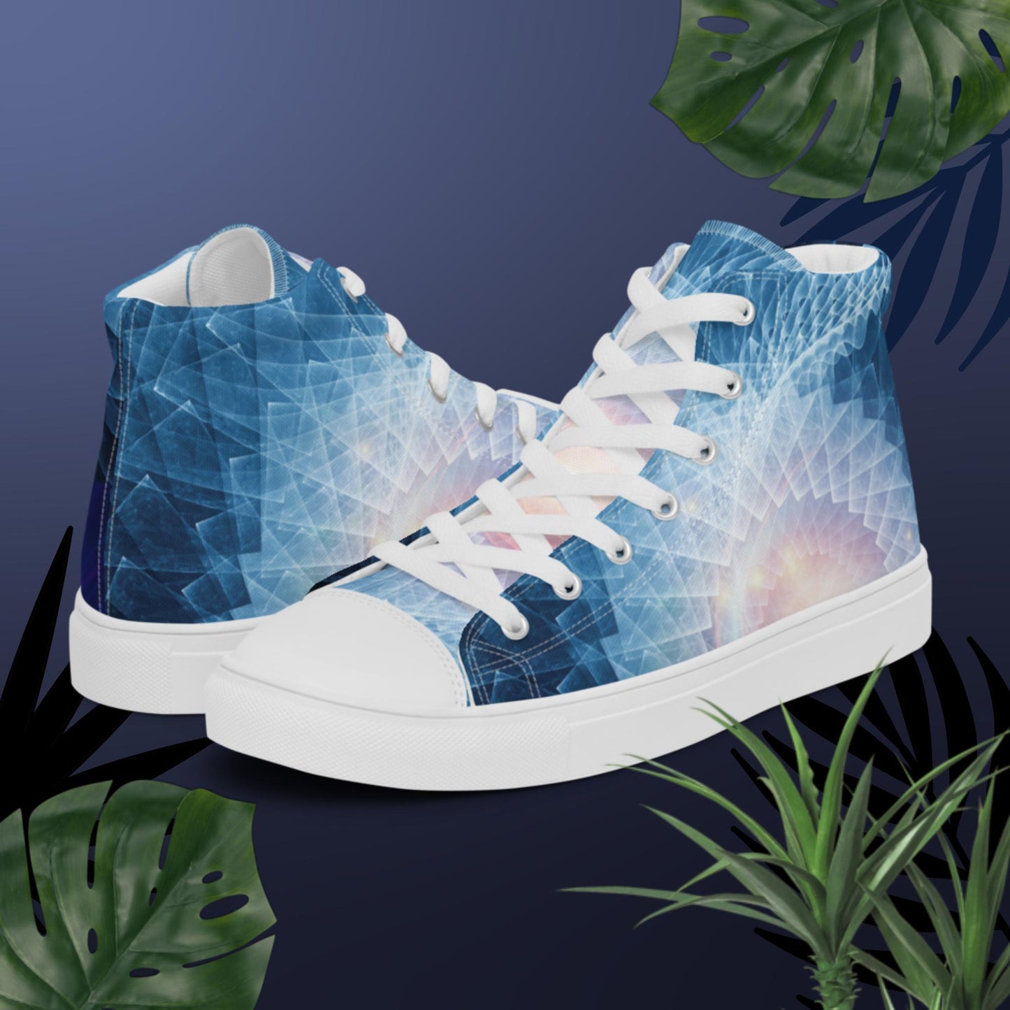 Spiral-Background, High Resolution, Men’s high top canvas shoes