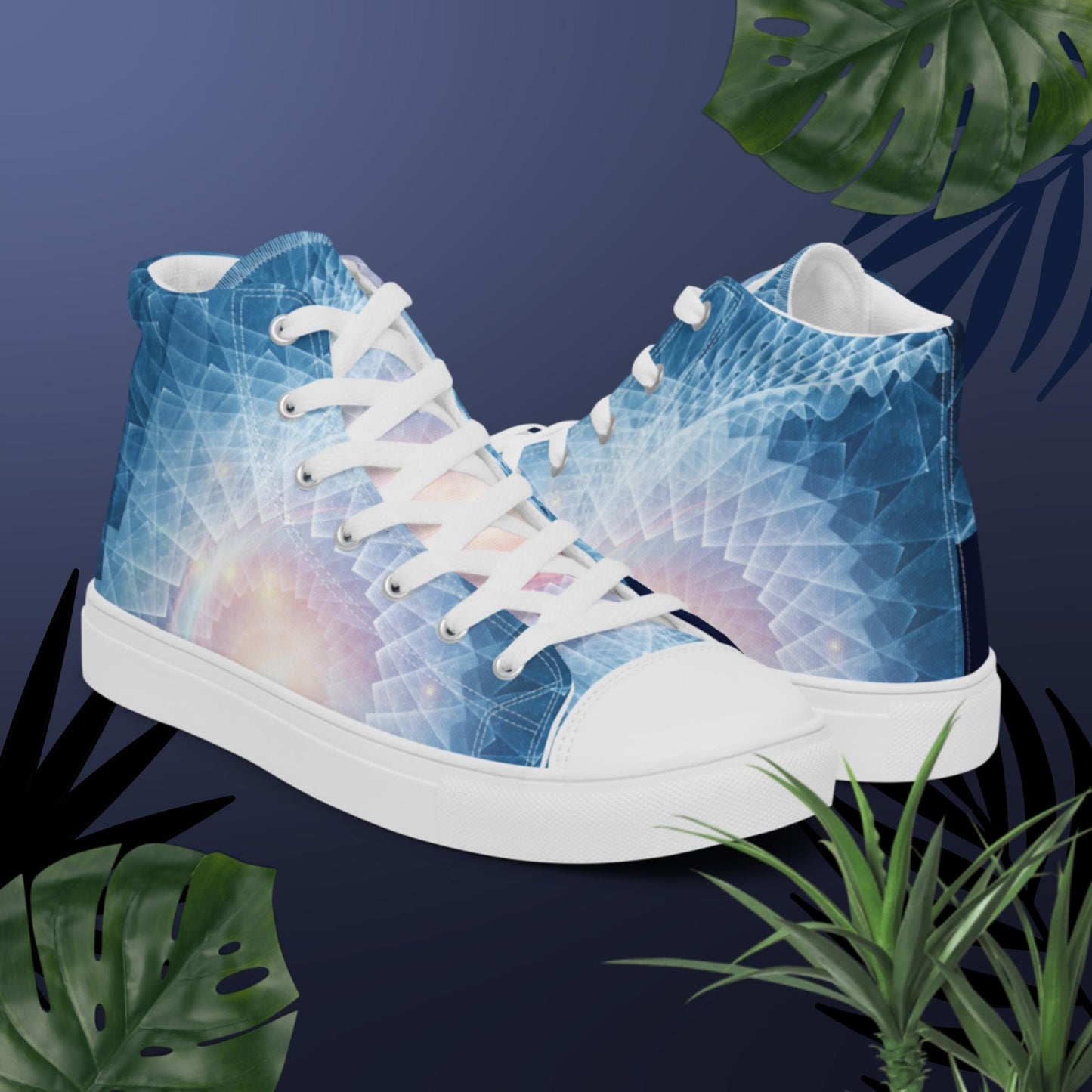 Spiral-Background, High Resolution, Men’s high top canvas shoes