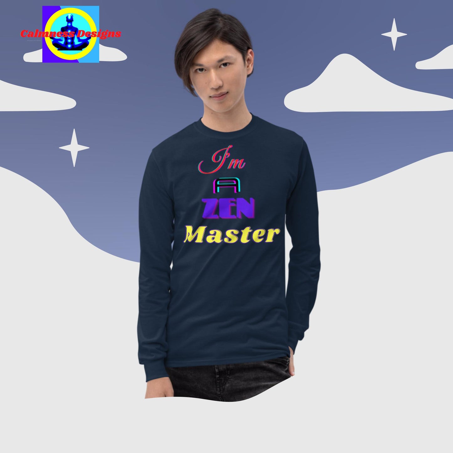I'm a zen master, Men’s Long Sleeve Shirt