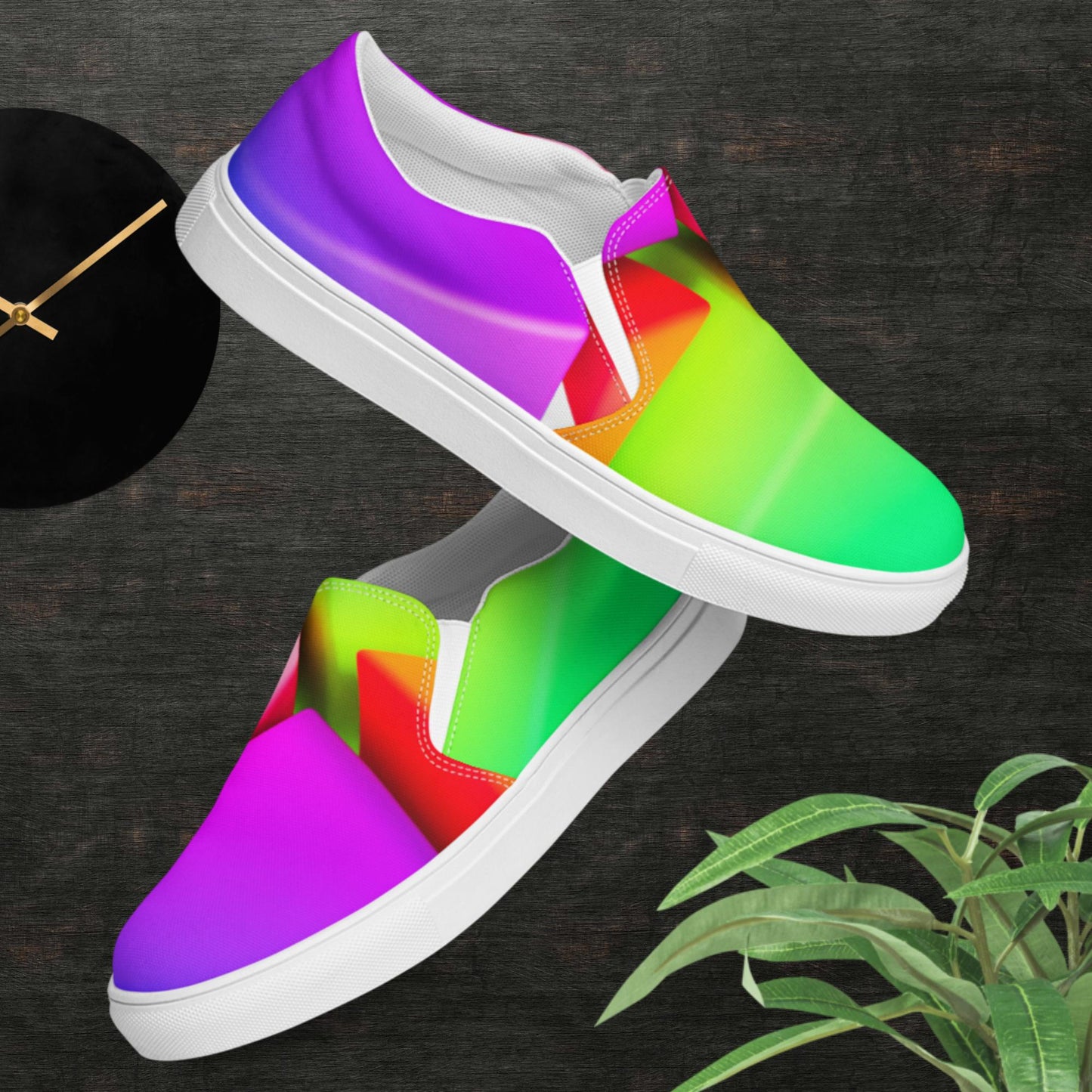 3D Smooth Gradient Pie Chart, Men’s slip-on canvas shoes