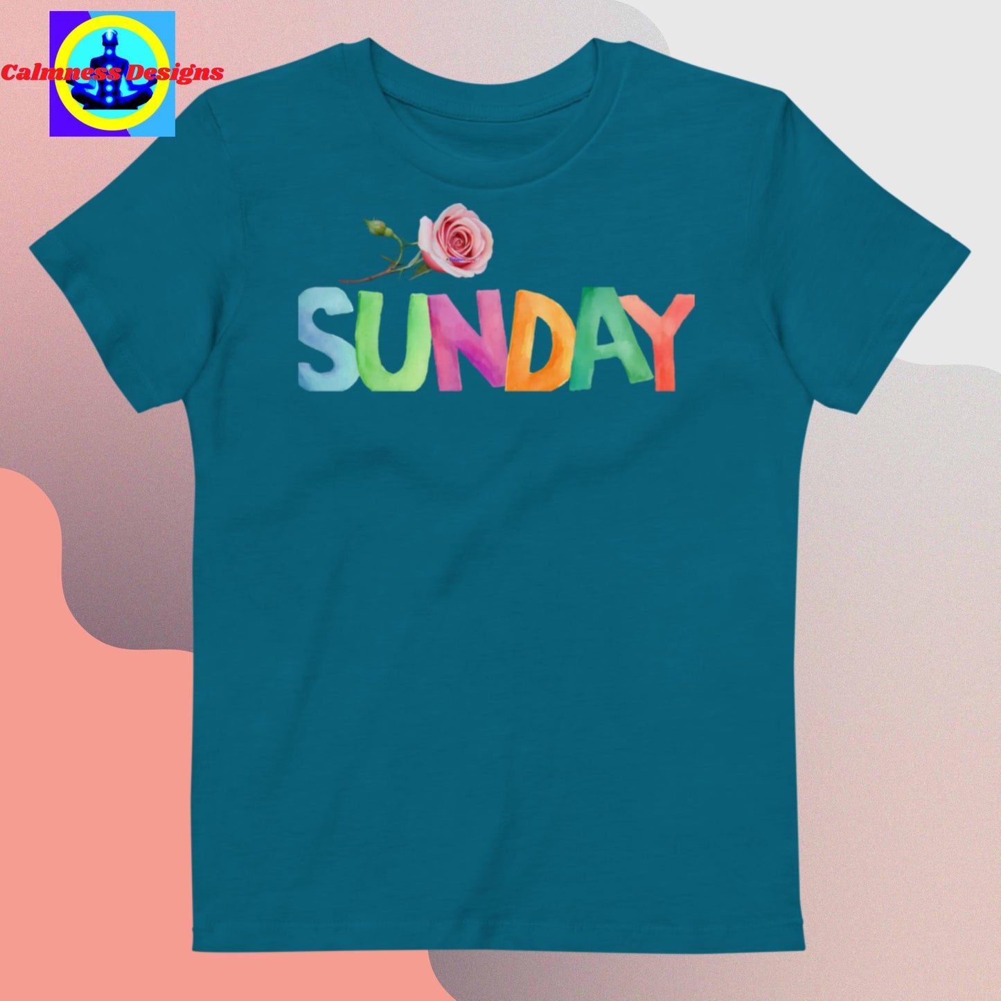 Sunday, Designer's Styles, Organic cotton kids t-shirt