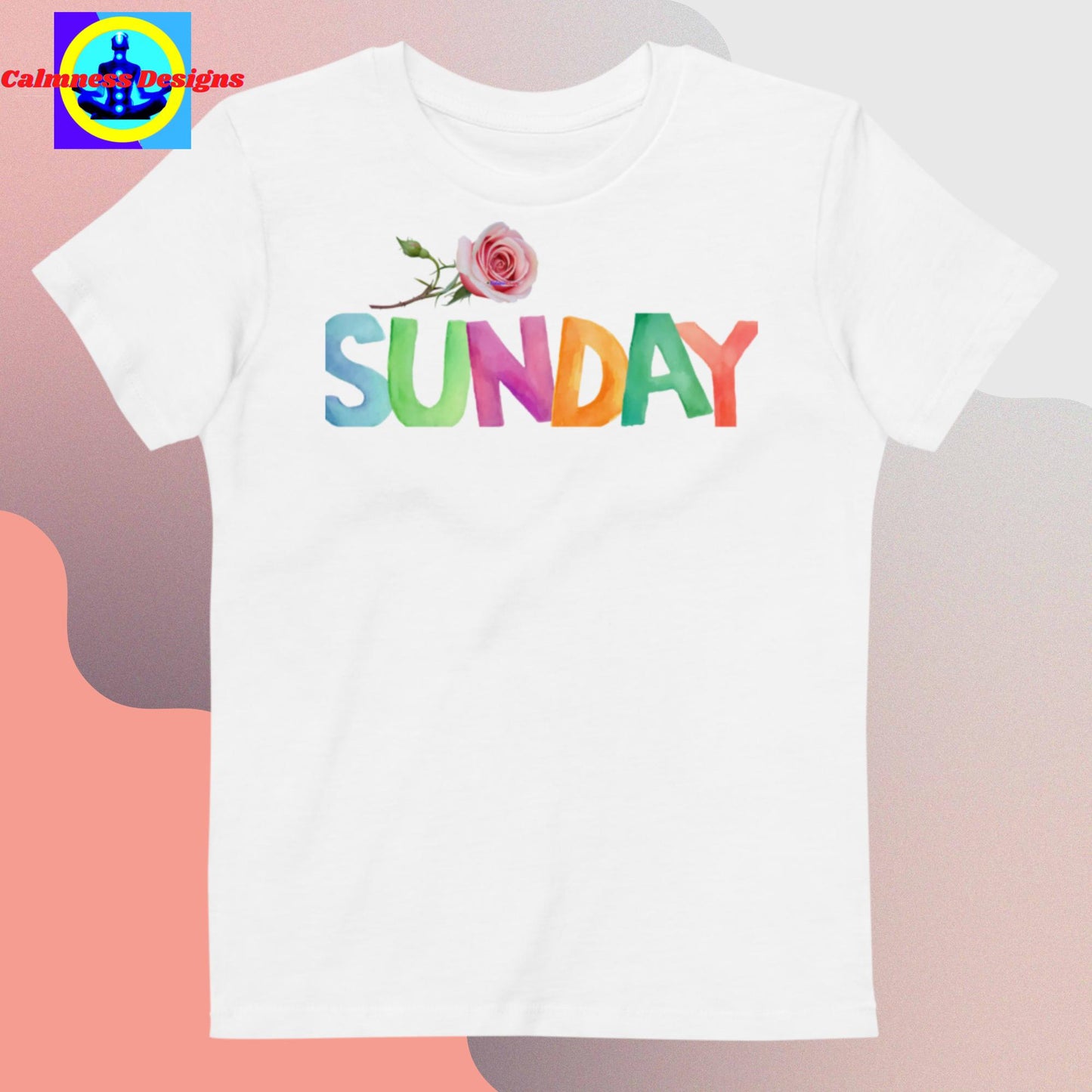 Sunday, Designer's Styles, Organic cotton kids t-shirt
