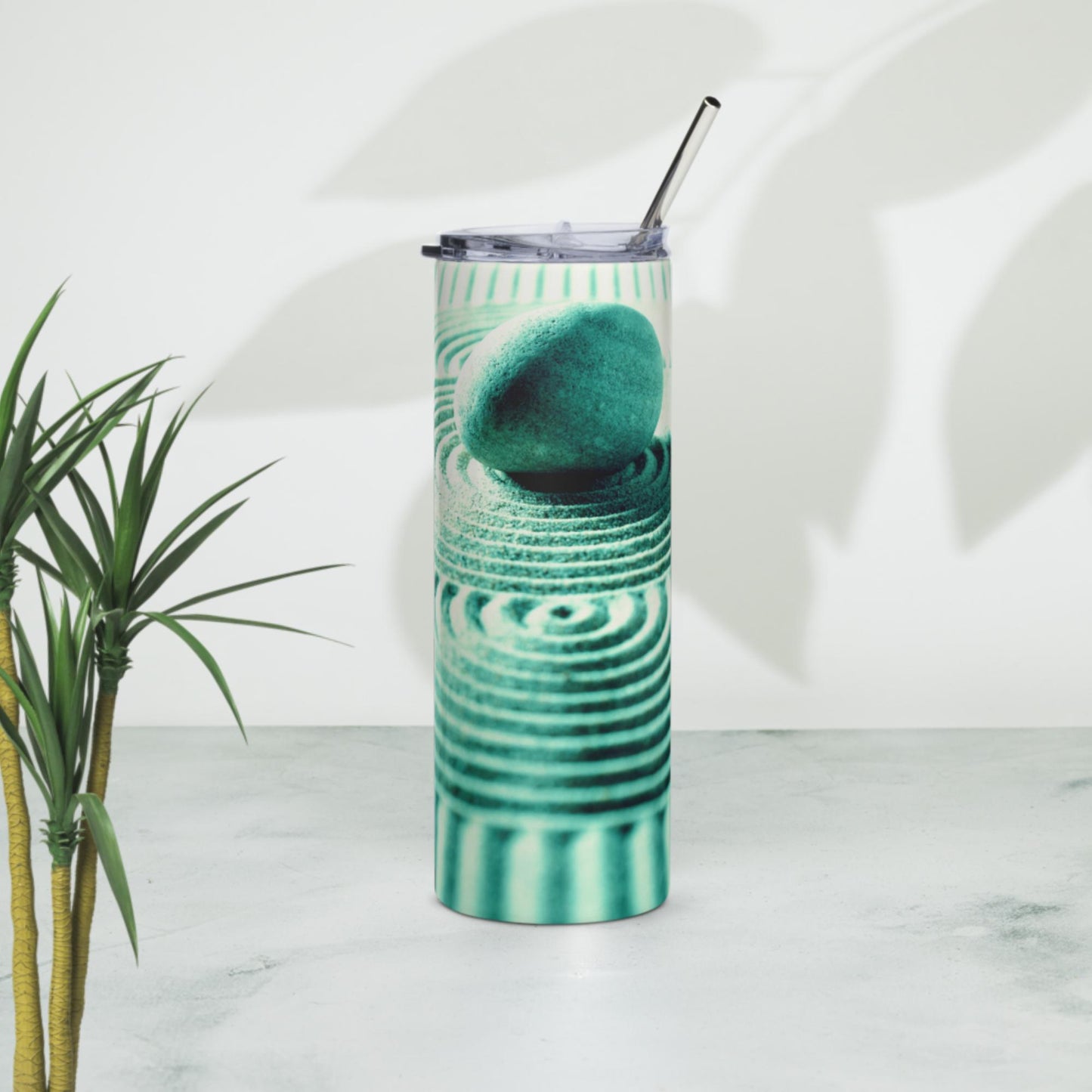Zen Stone, Feng Shui, Stainless steel tumbler
