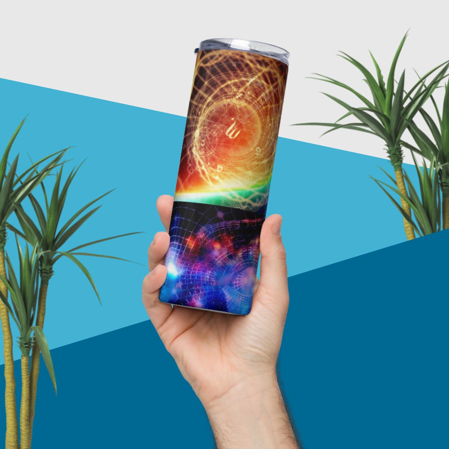 Petals of Inner Geometry, Stainless steel tumbler