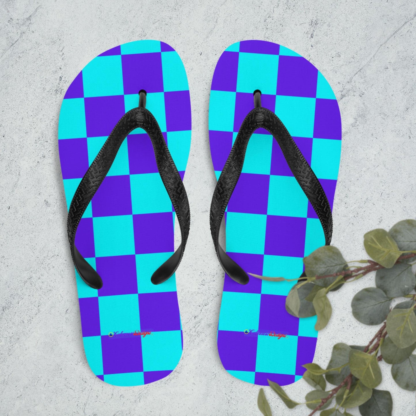 Checkered, Master Piece, Flip-Flops