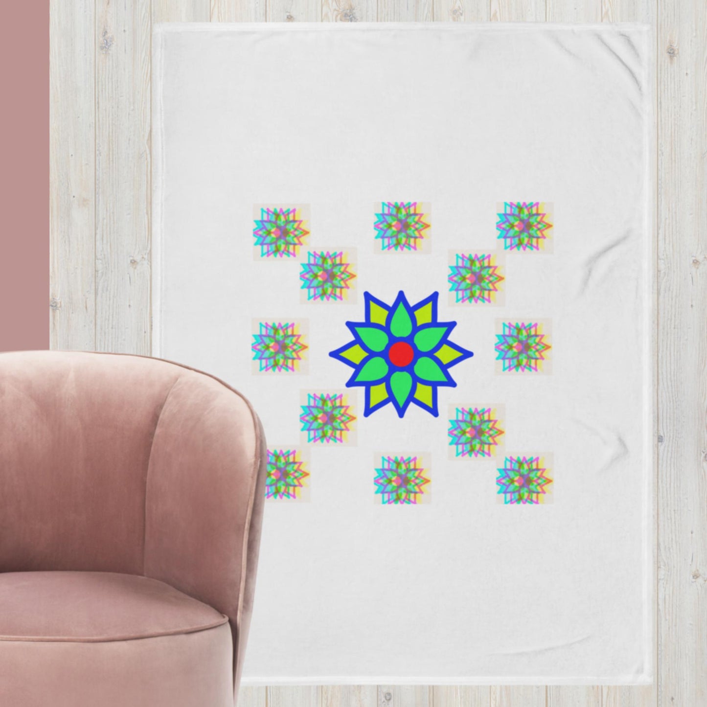 Lotus Flowers, Throw Blanket