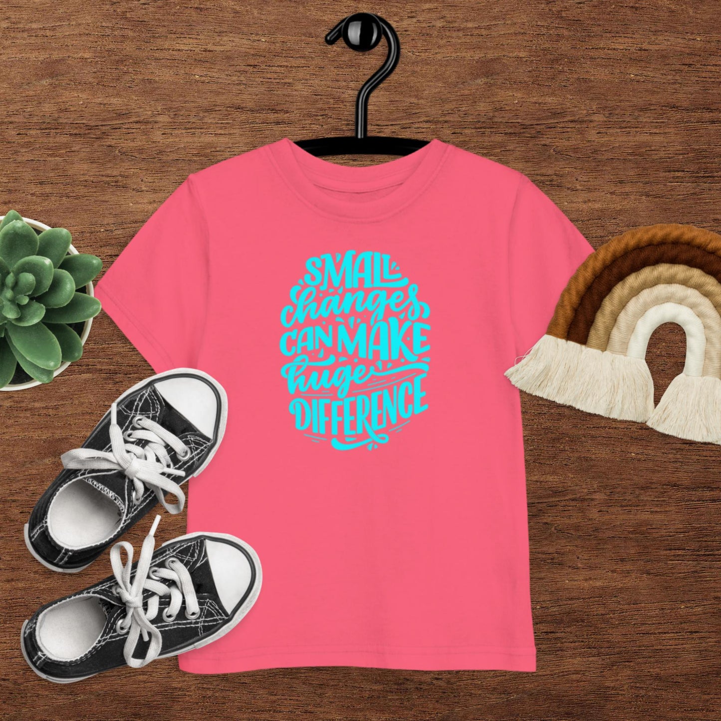 Small Changes Can Make Huge Difference, Toddler jersey t-shirt