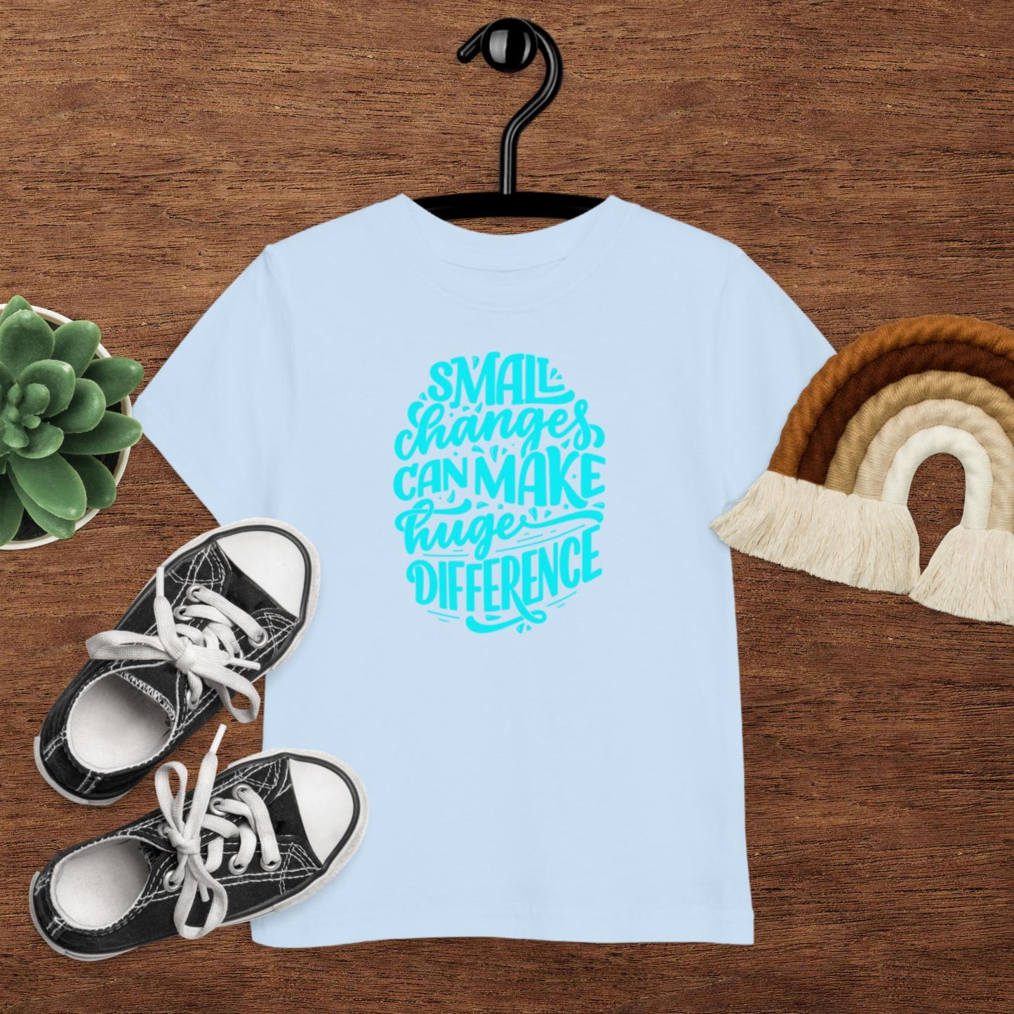 Small Changes Can Make Huge Difference, Toddler jersey t-shirt