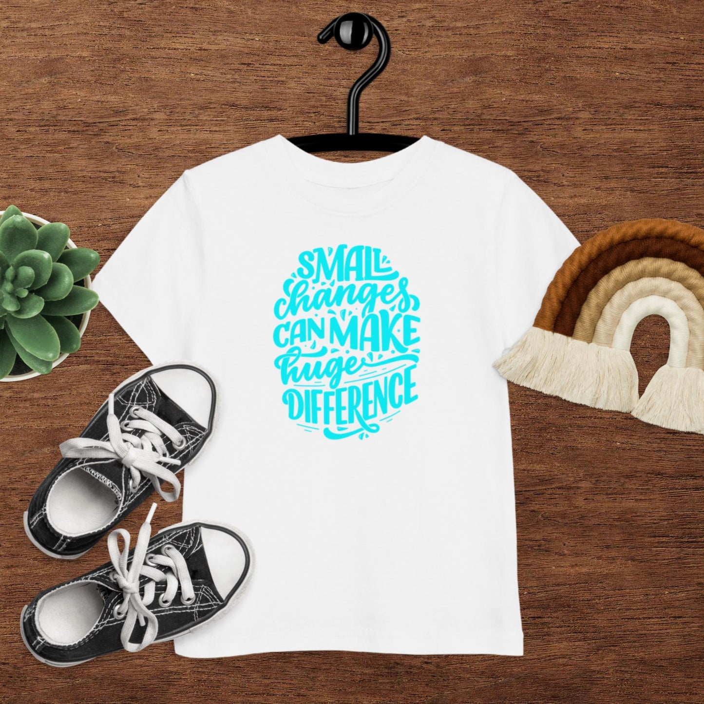 Small Changes Can Make Huge Difference, Toddler jersey t-shirt
