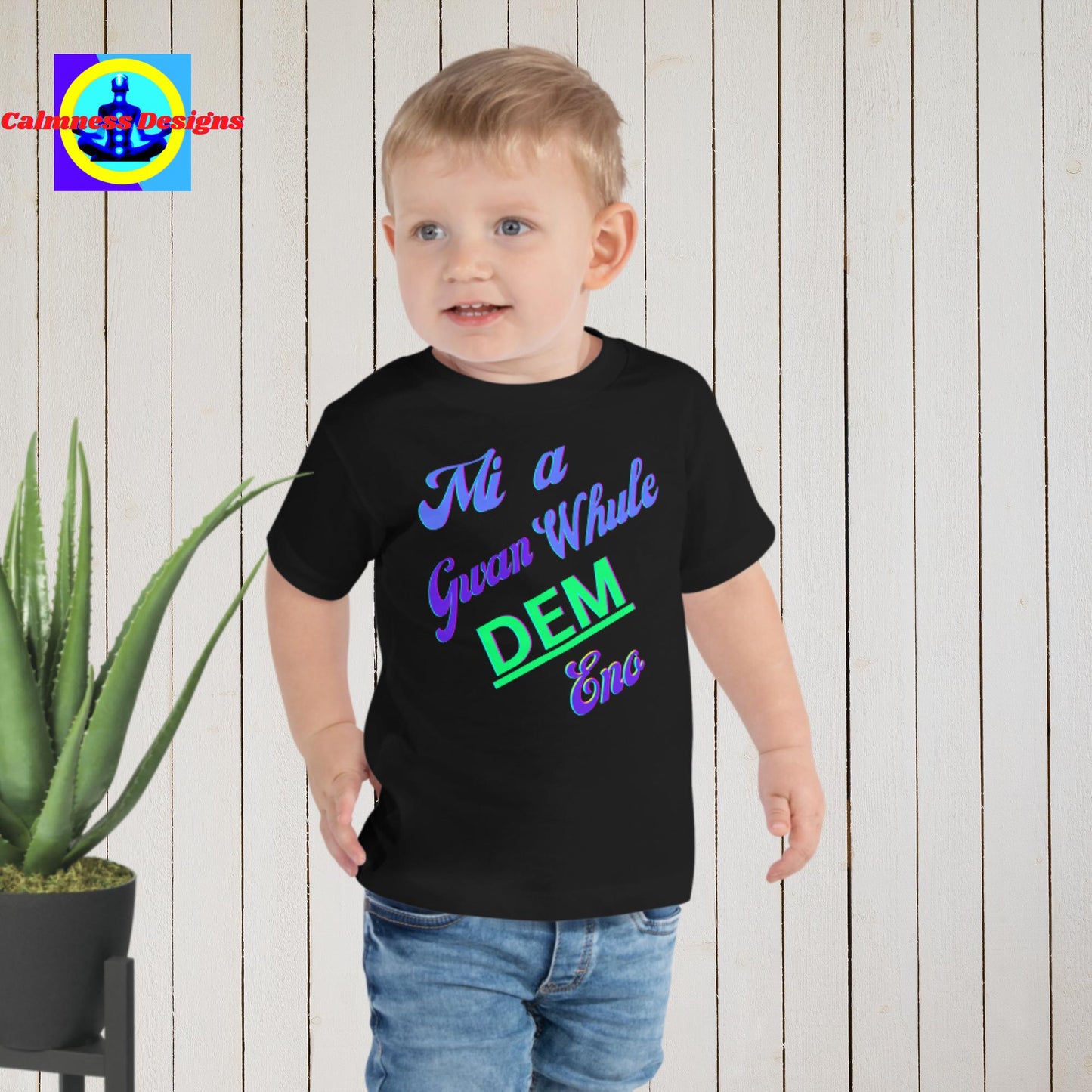 Mi a Gwan Whule Dem Eno, Toddler Short Sleeve Tee