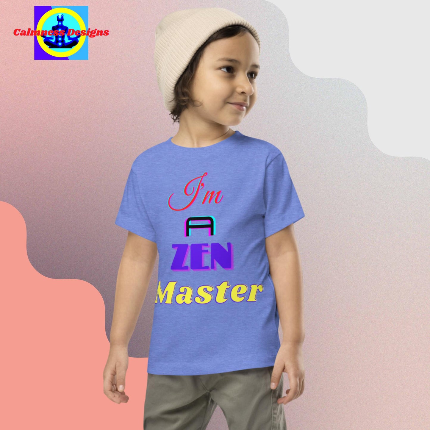 I'm a Zen master, Toddler Short Sleeve Tee