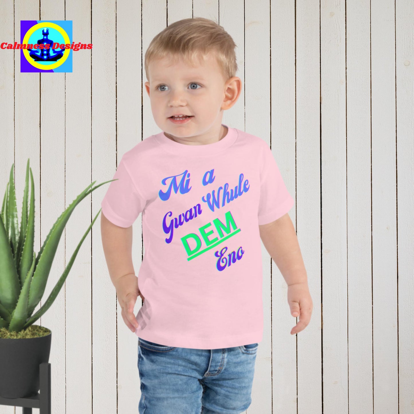 Mi a Gwan Whule Dem Eno, Toddler Short Sleeve Tee