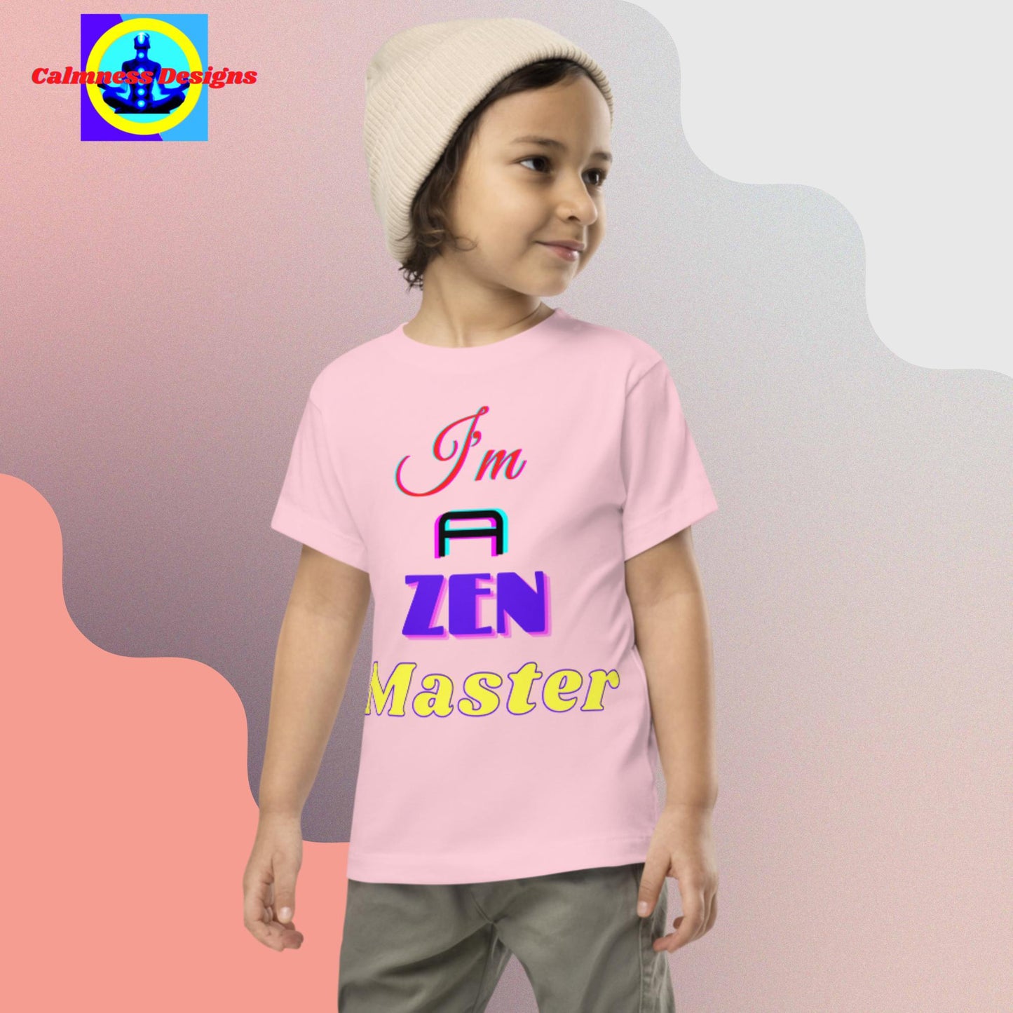 I'm a Zen master, Toddler Short Sleeve Tee