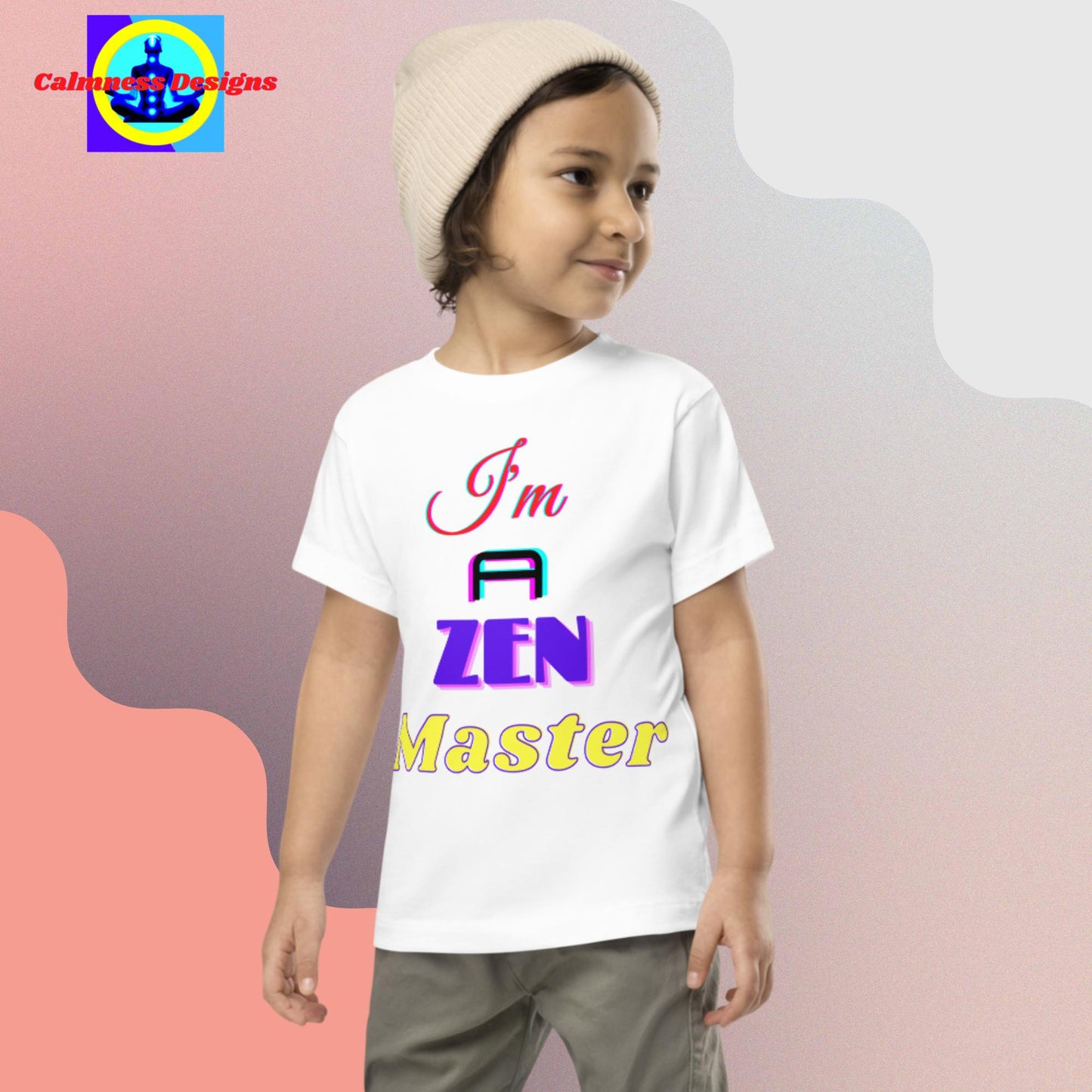 I'm a Zen master, Toddler Short Sleeve Tee