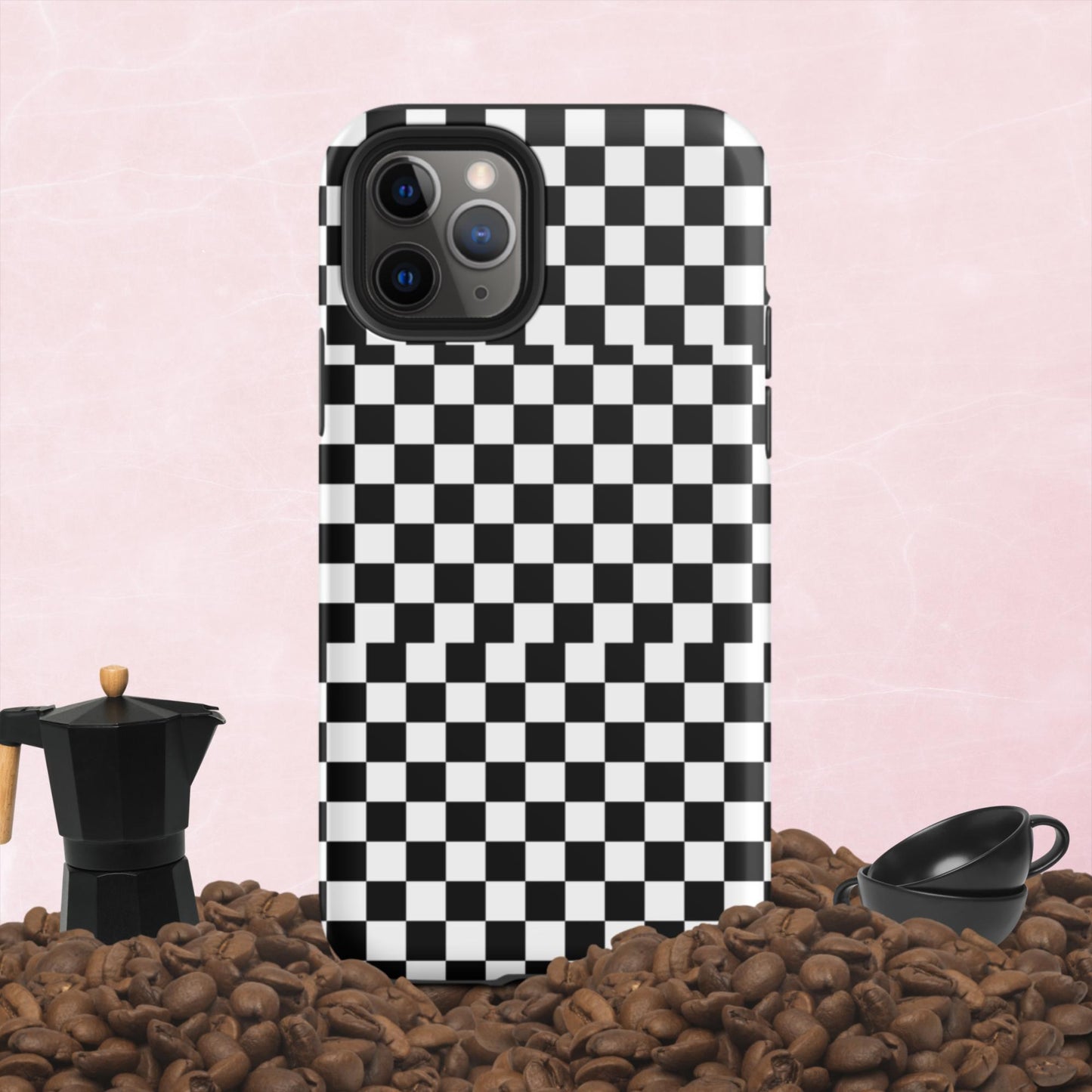 Checkered, Tough iPhone case