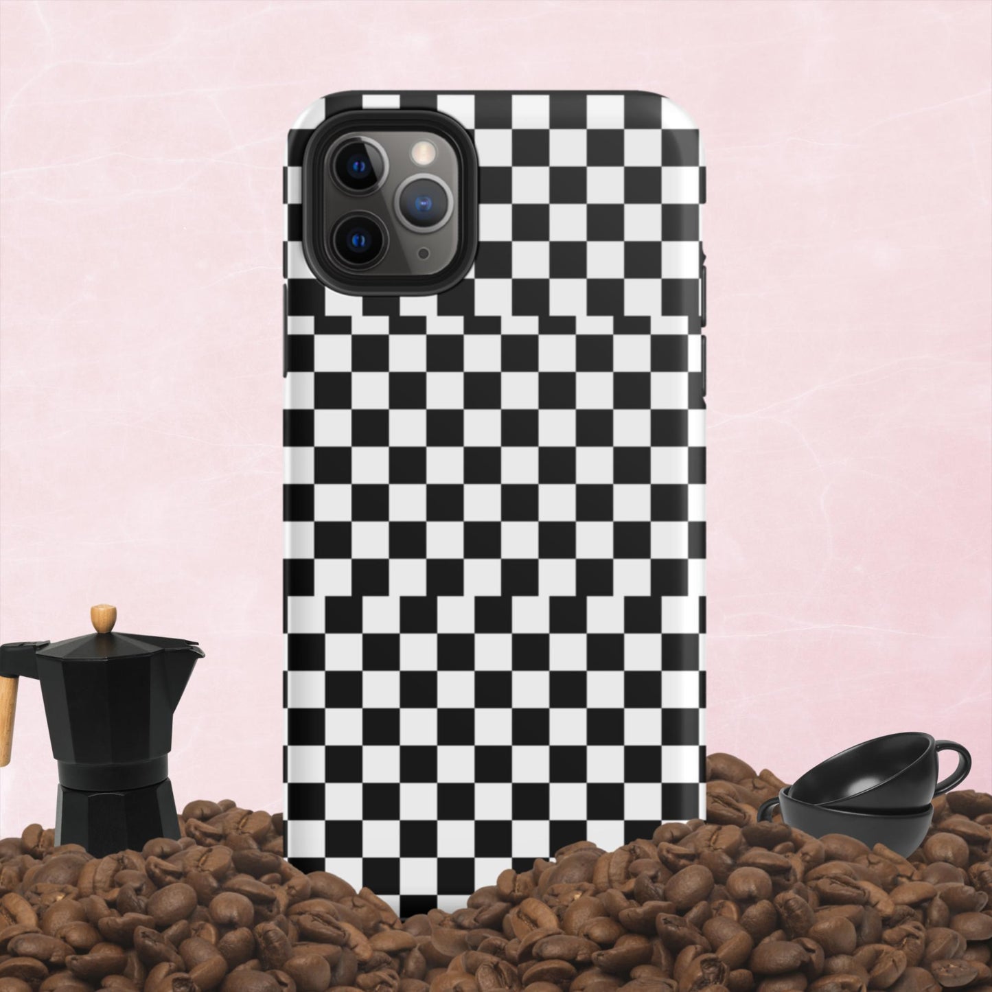 Checkered, Tough iPhone case