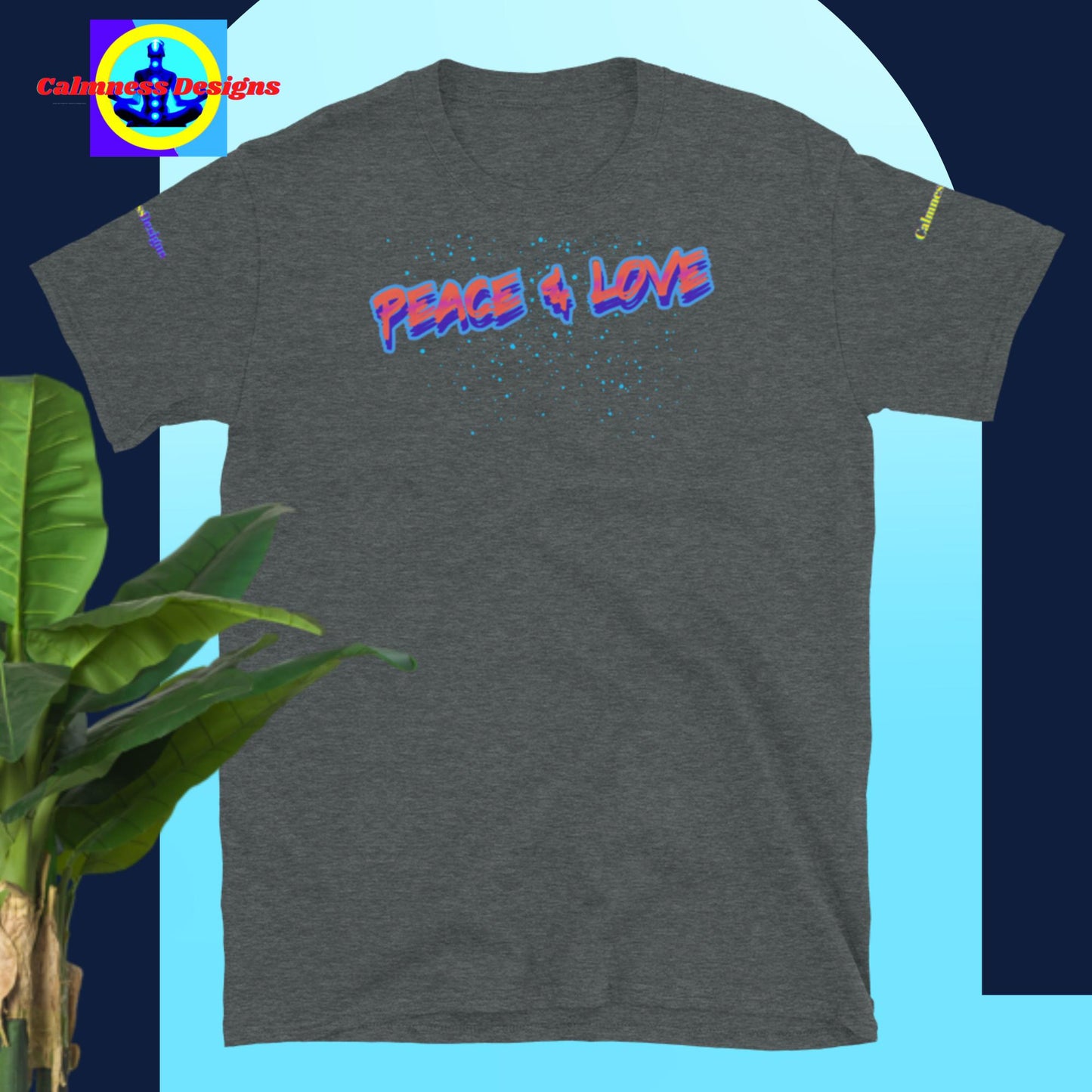 Peace & love, Short-Sleeve Unisex T-Shirt