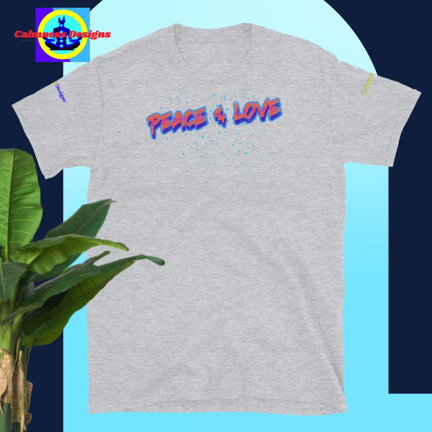 Peace & love, Short-Sleeve Unisex T-Shirt