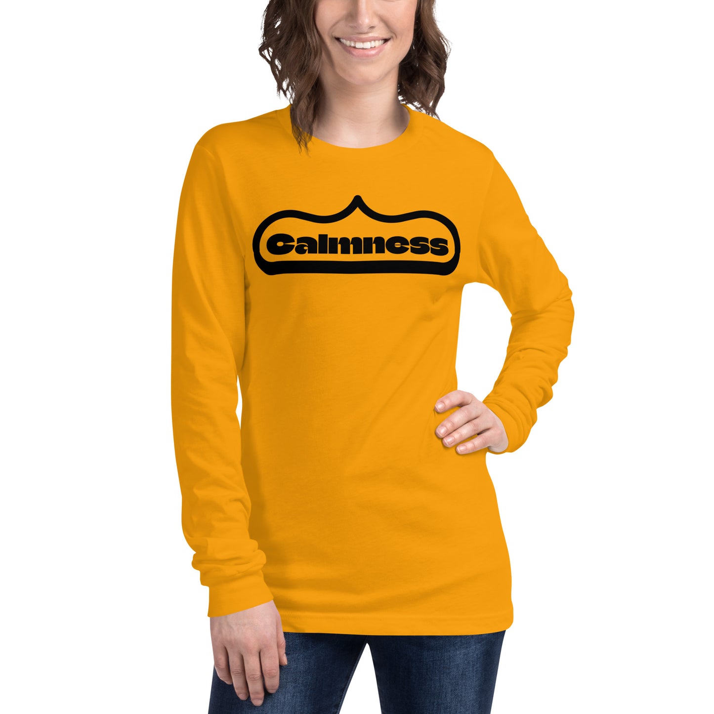 Calmness, Cover with brackets,, Unisex Long Sleeve Tee