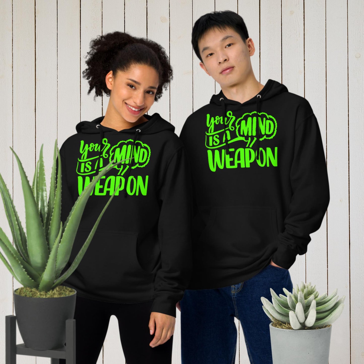 Your Mind Is A Weapon, Unisex midweight hoodie
