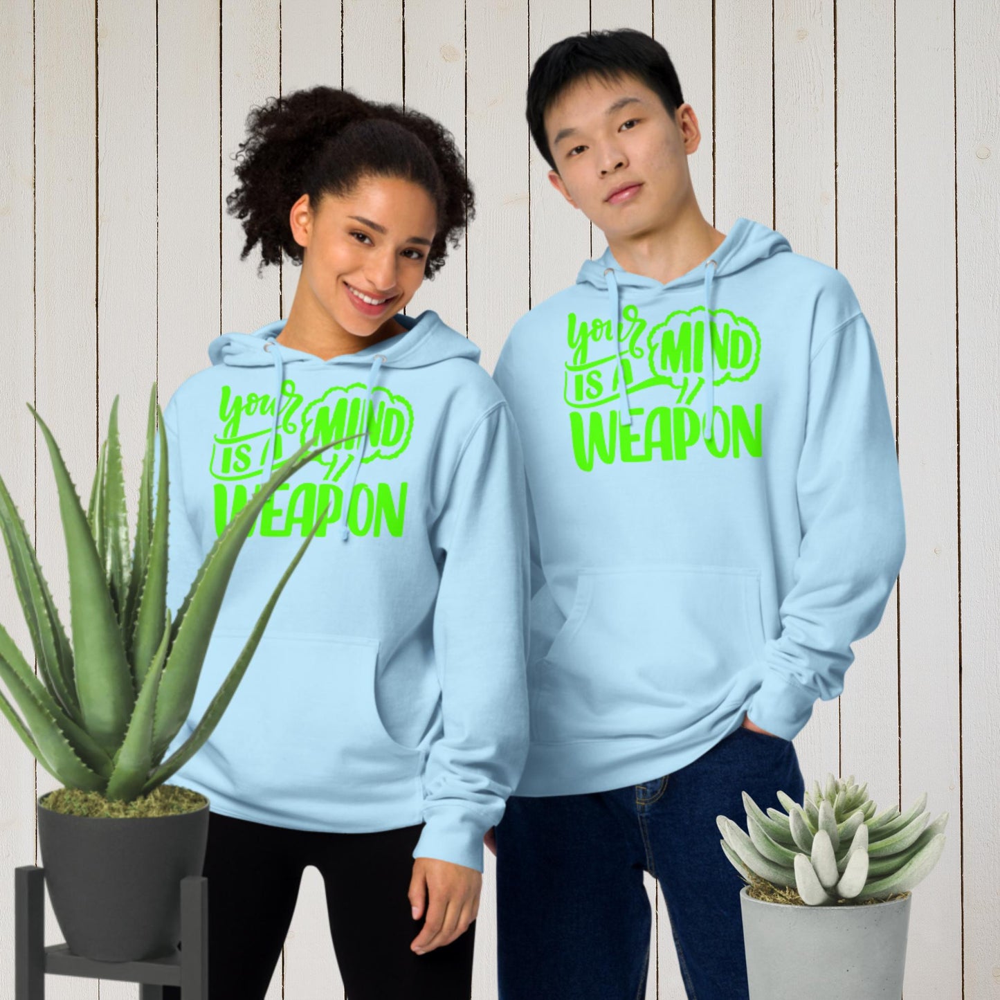 Your Mind Is A Weapon, Unisex midweight hoodie