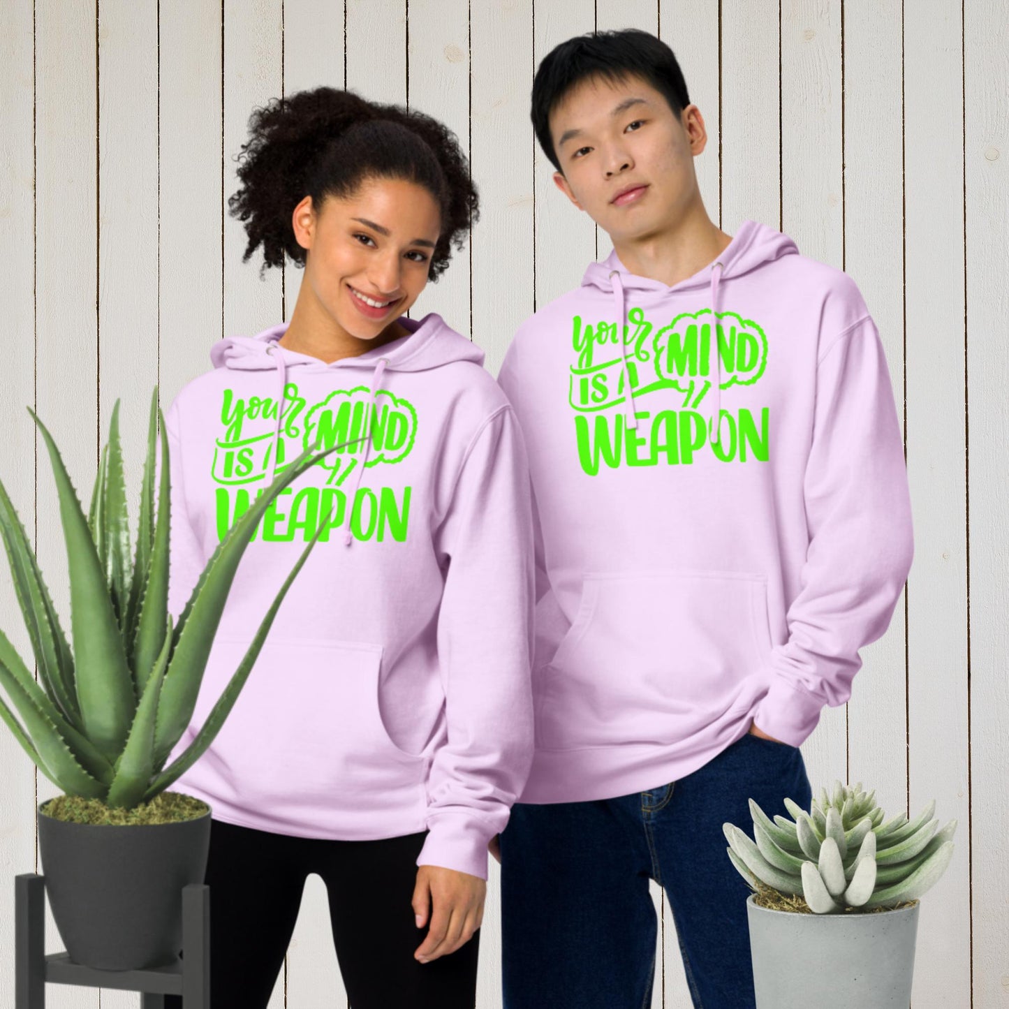 Your Mind Is A Weapon, Unisex midweight hoodie