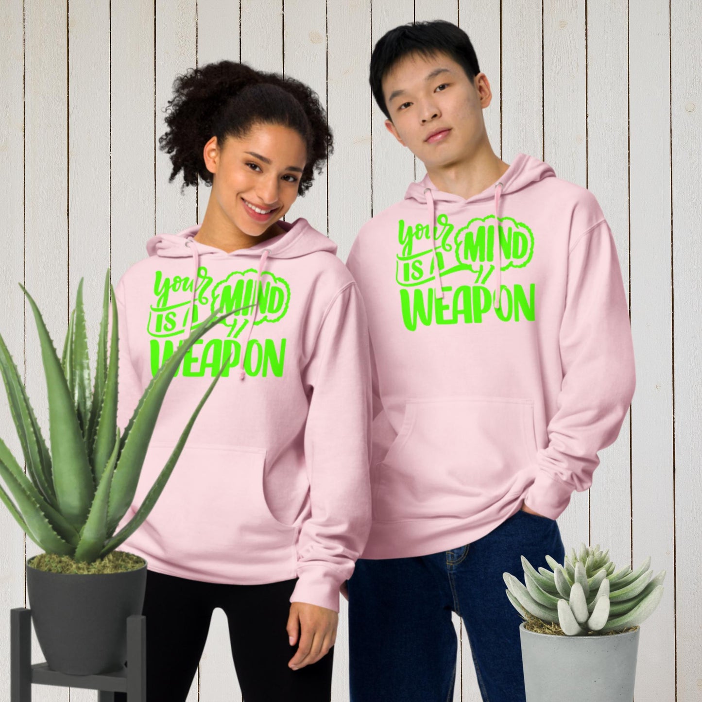 Your Mind Is A Weapon, Unisex midweight hoodie