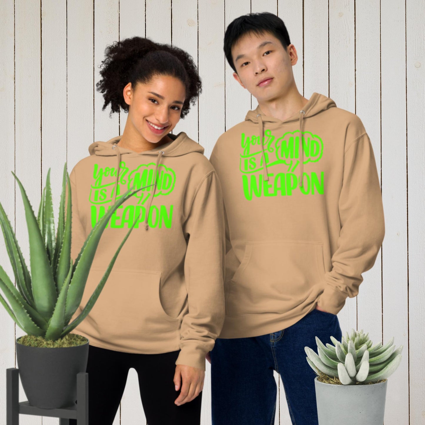 Your Mind Is A Weapon, Unisex midweight hoodie