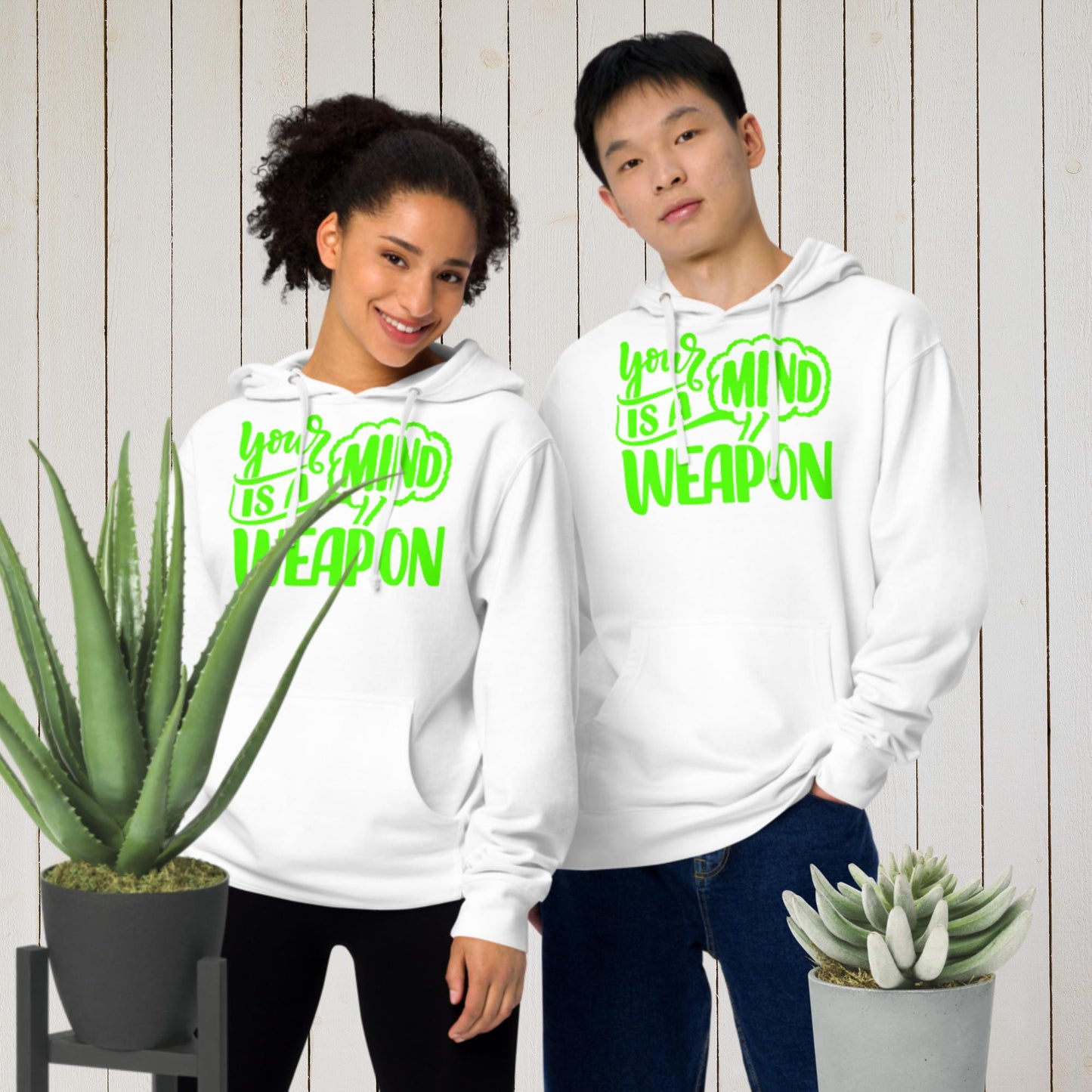 Your Mind Is A Weapon, Unisex midweight hoodie