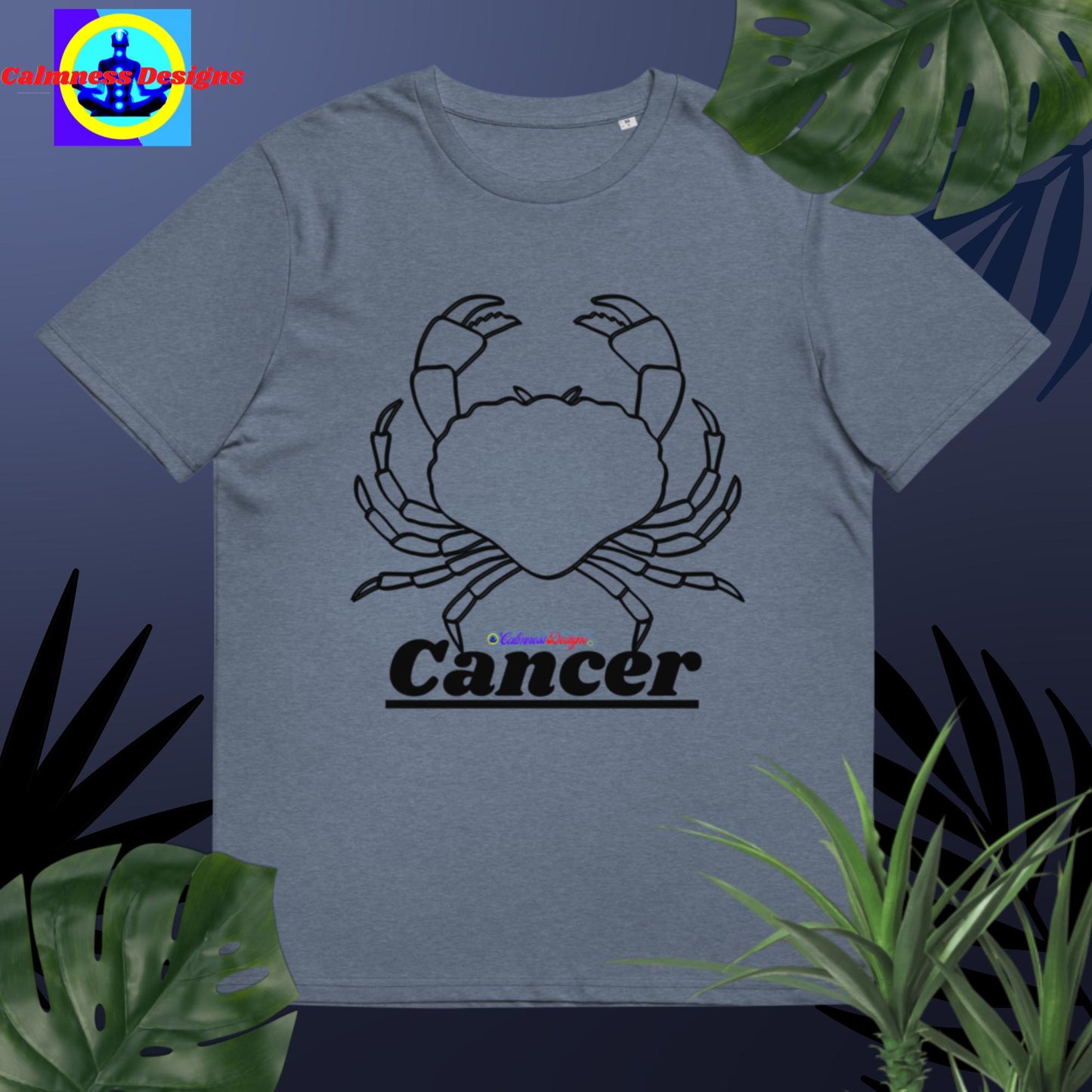 Cancer, Designer's Styles, Unisex organic cotton t-shirt