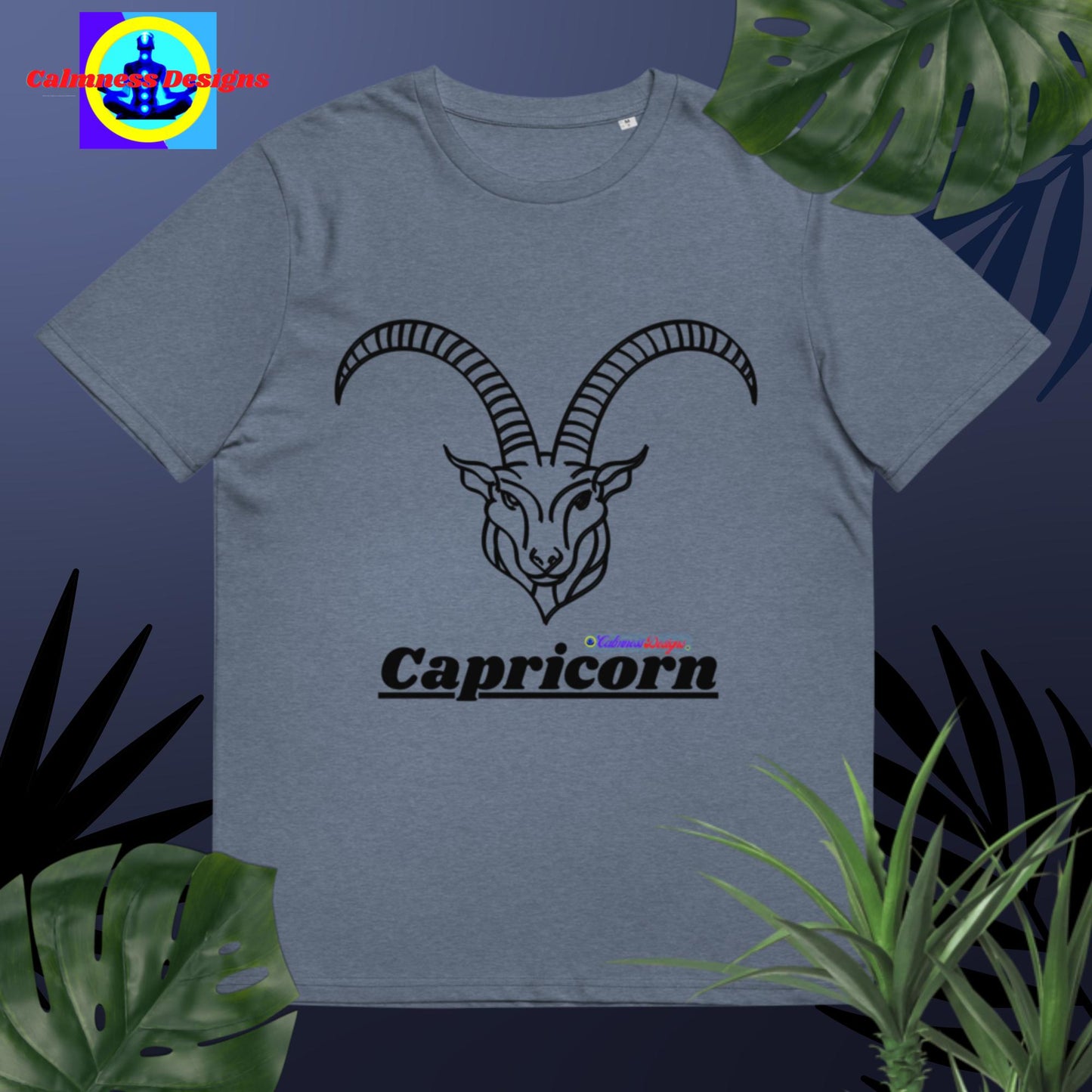 Capricorn, Designer's Styles, Unisex organic cotton t-shirt