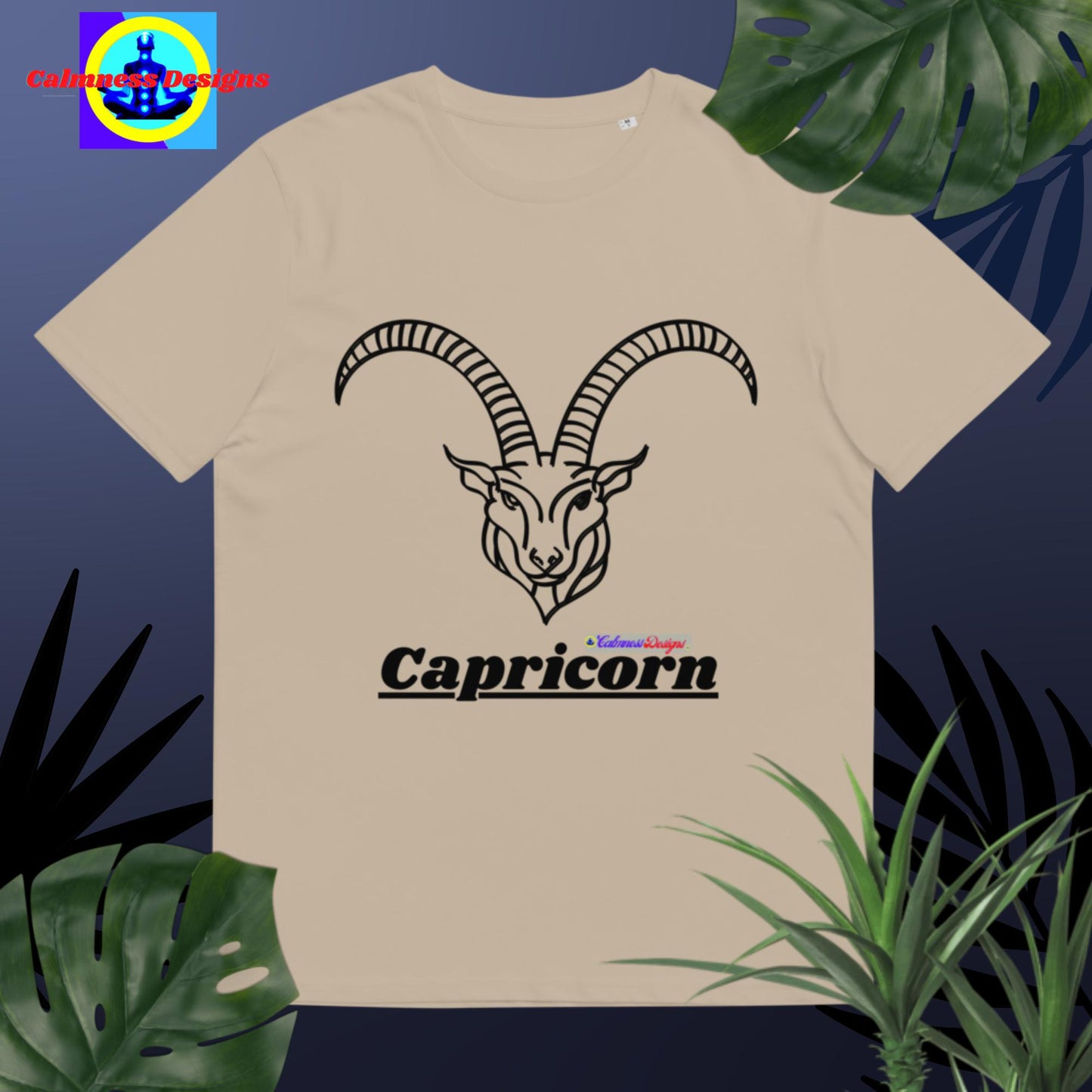 Capricorn, Designer's Styles, Unisex organic cotton t-shirt