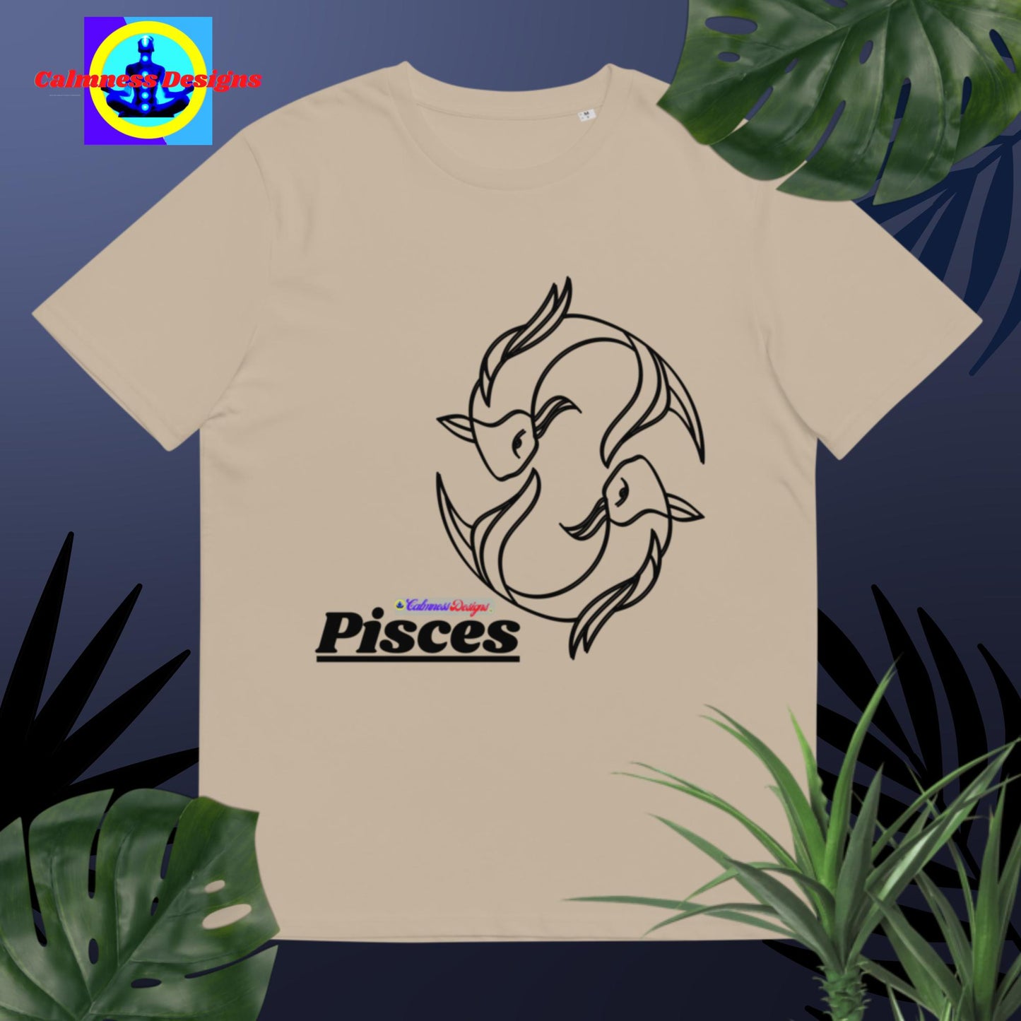 Pisces, Designer's Styles, Unisex organic cotton t-shirt