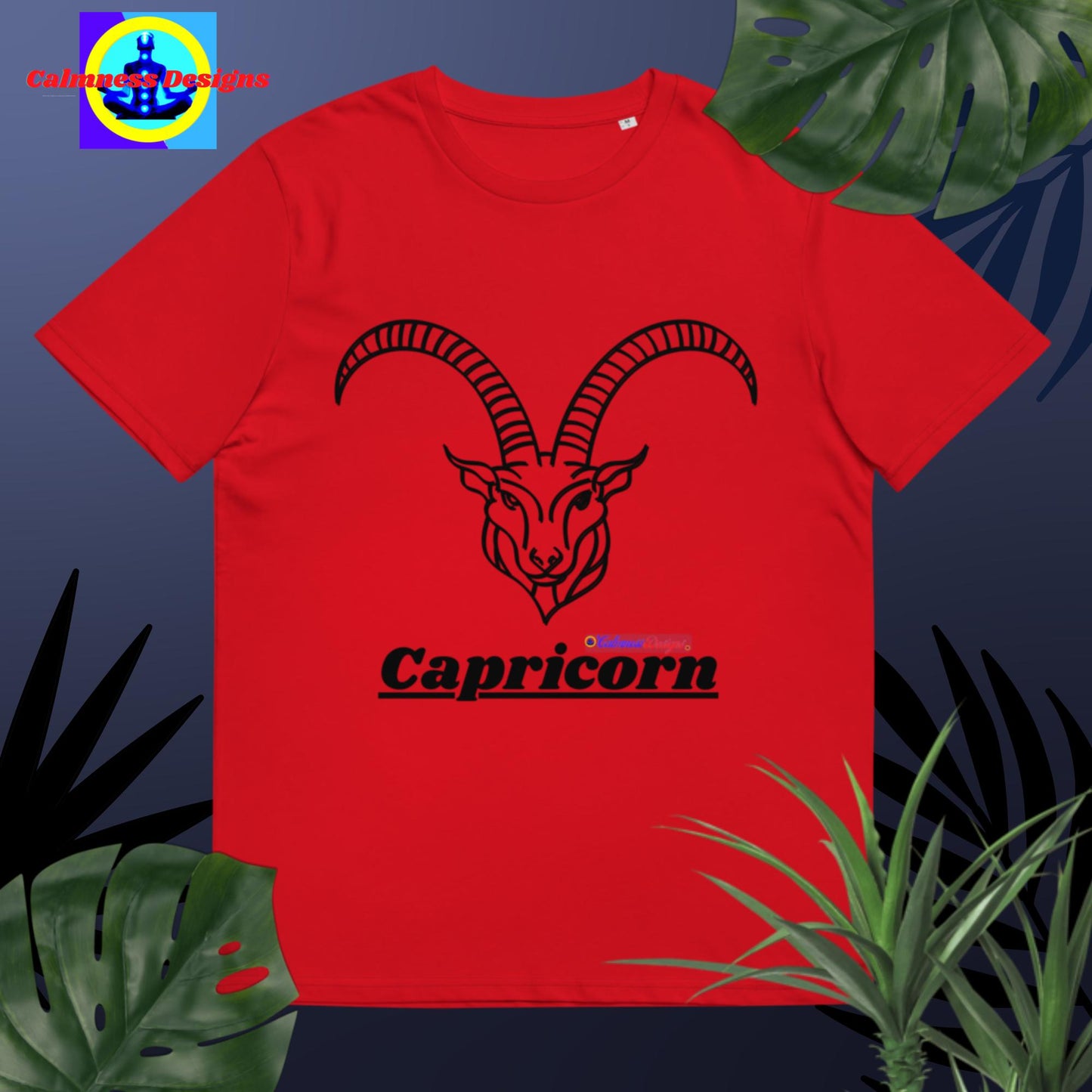Capricorn, Designer's Styles, Unisex organic cotton t-shirt