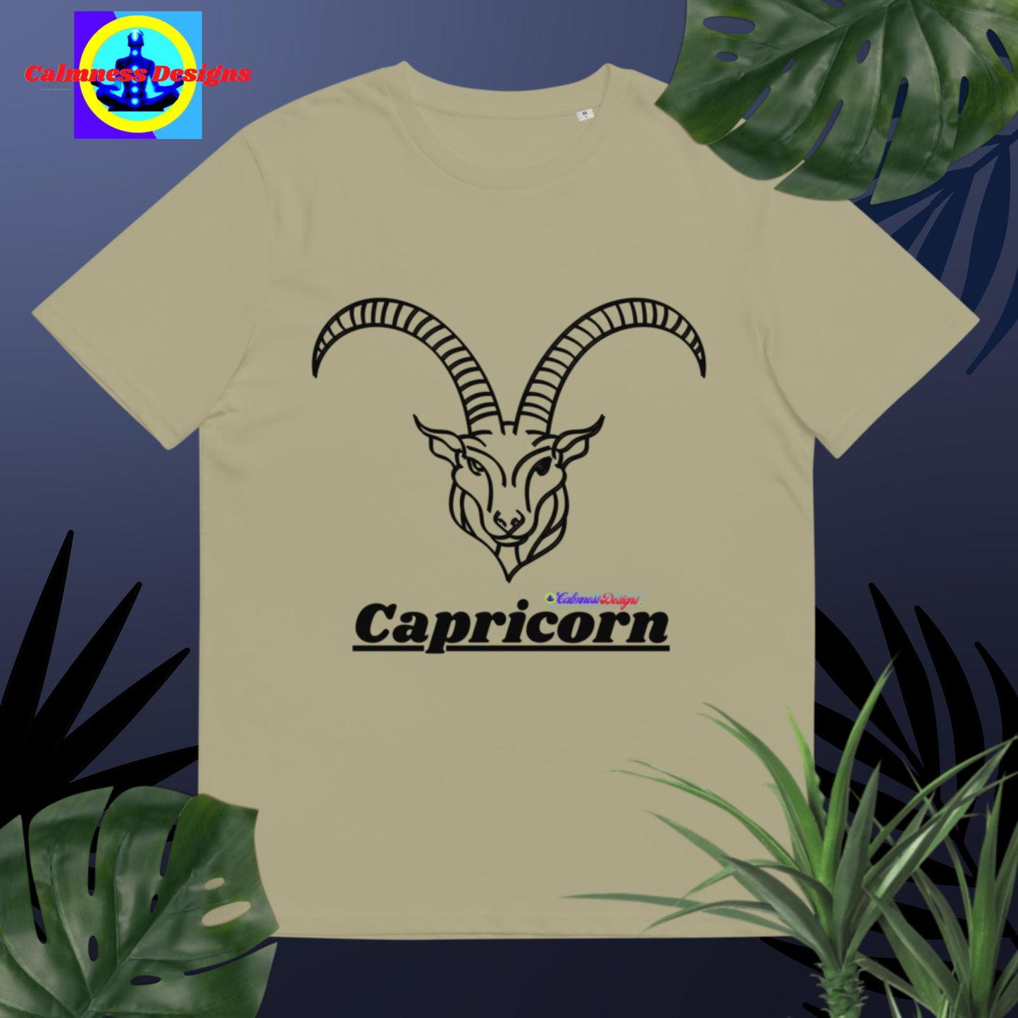 Capricorn, Designer's Styles, Unisex organic cotton t-shirt