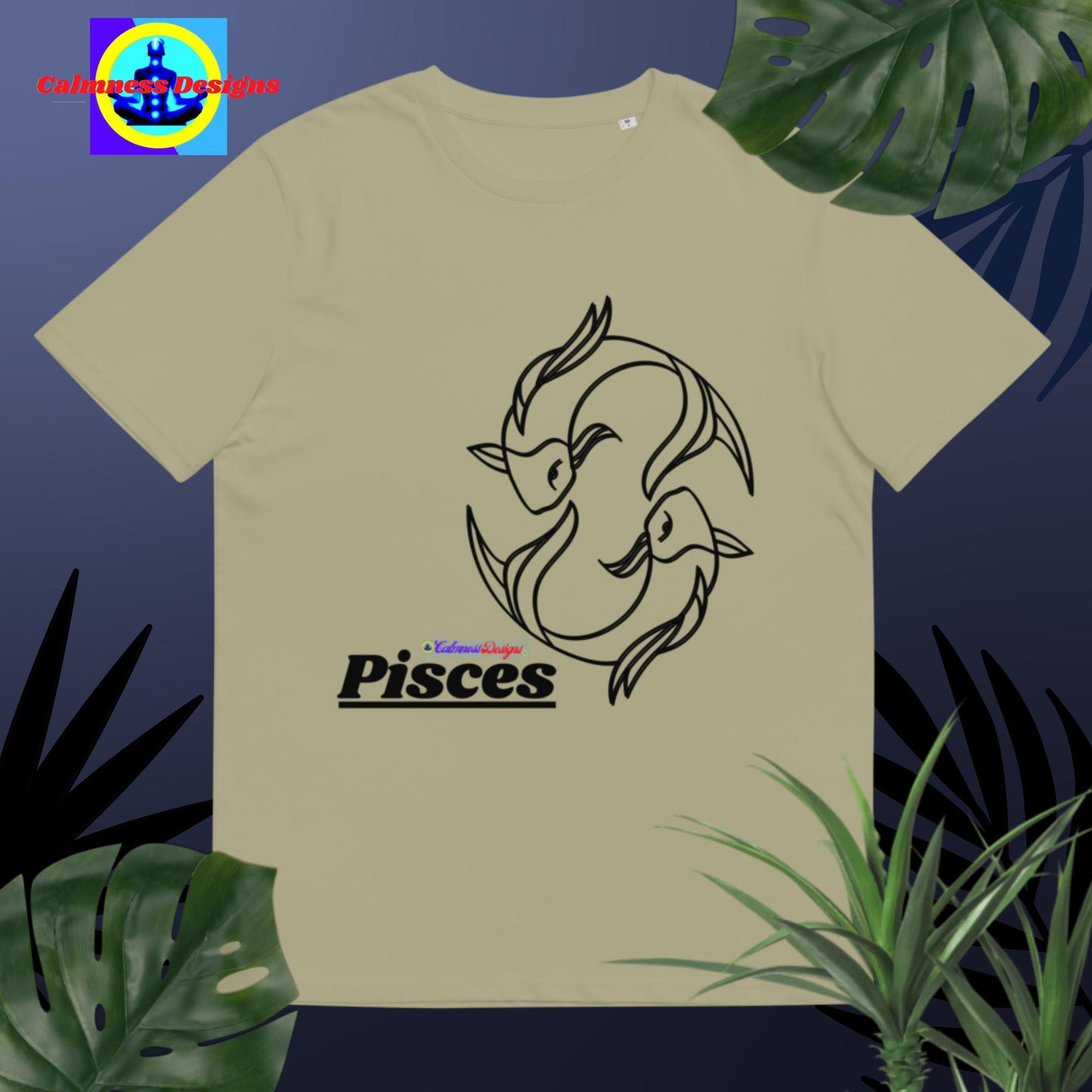 Pisces, Designer's Styles, Unisex organic cotton t-shirt
