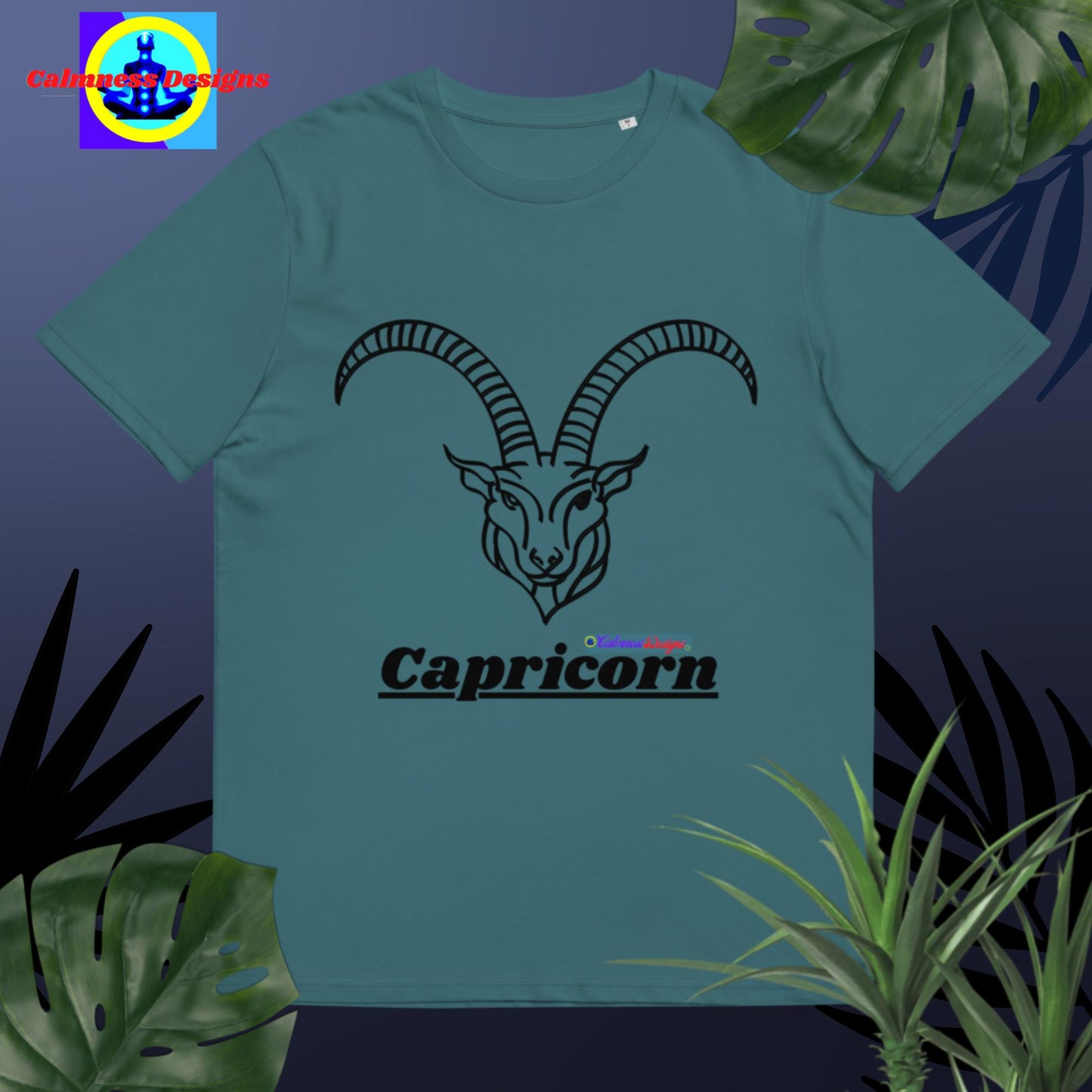 Capricorn, Designer's Styles, Unisex organic cotton t-shirt