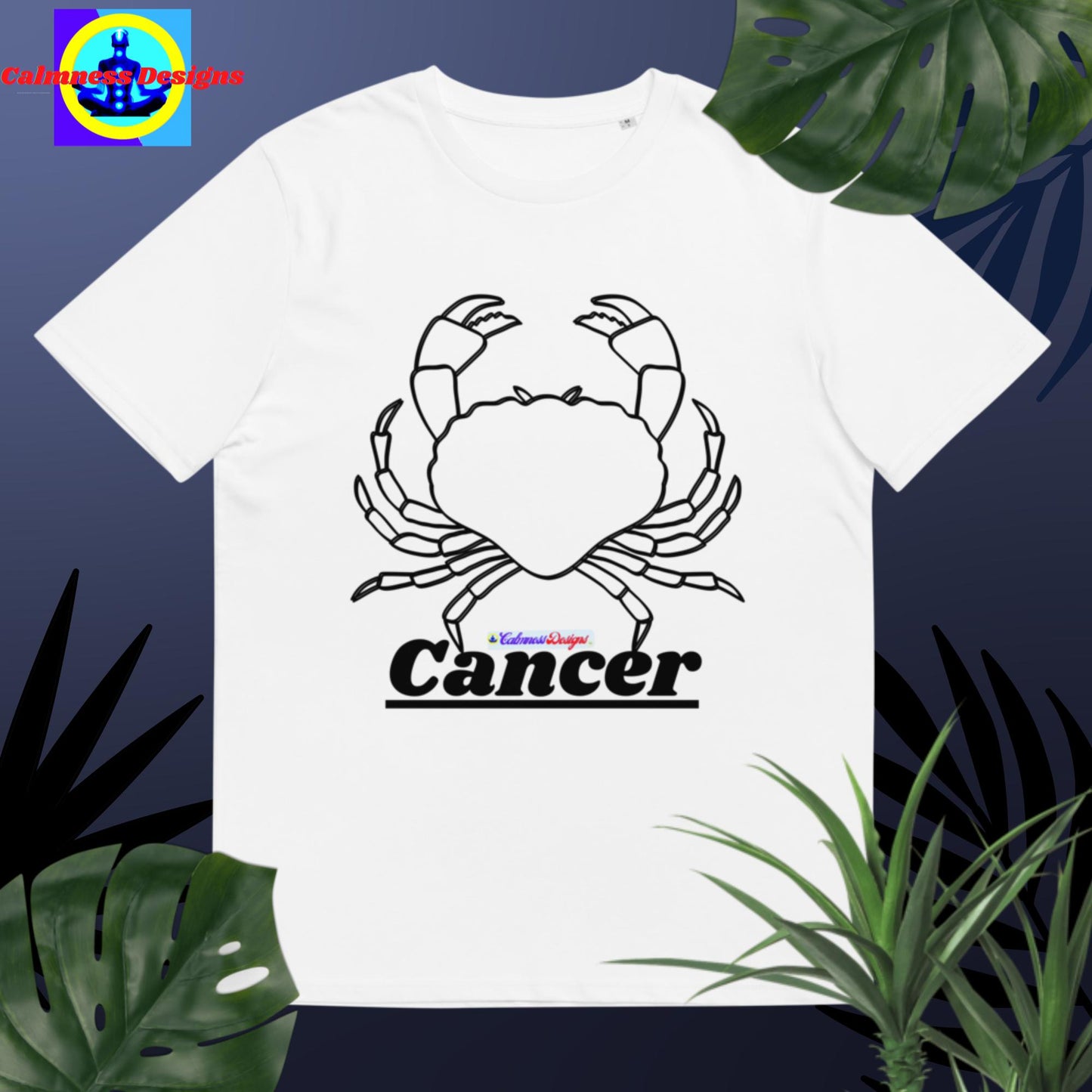 Cancer, Designer's Styles, Unisex organic cotton t-shirt