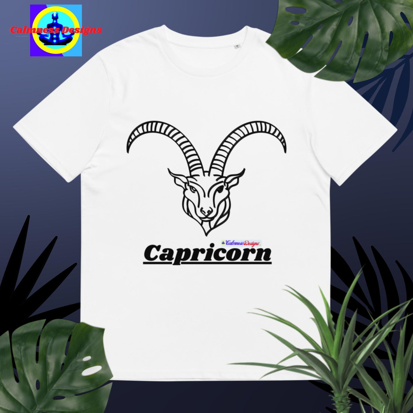 Capricorn, Designer's Styles, Unisex organic cotton t-shirt