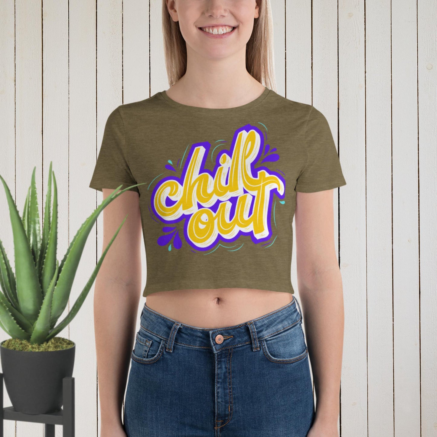 Chill Out, Women’s Crop Tee