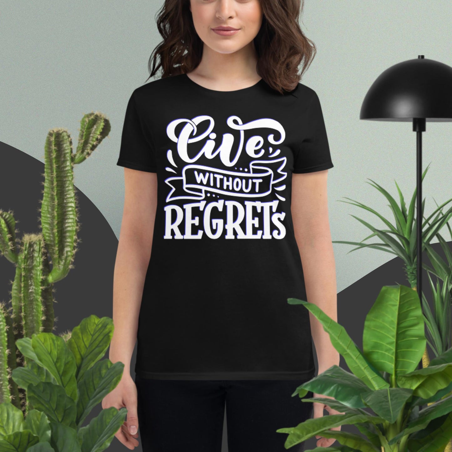 Live Without Regrets, Women's short sleeve t-shirt