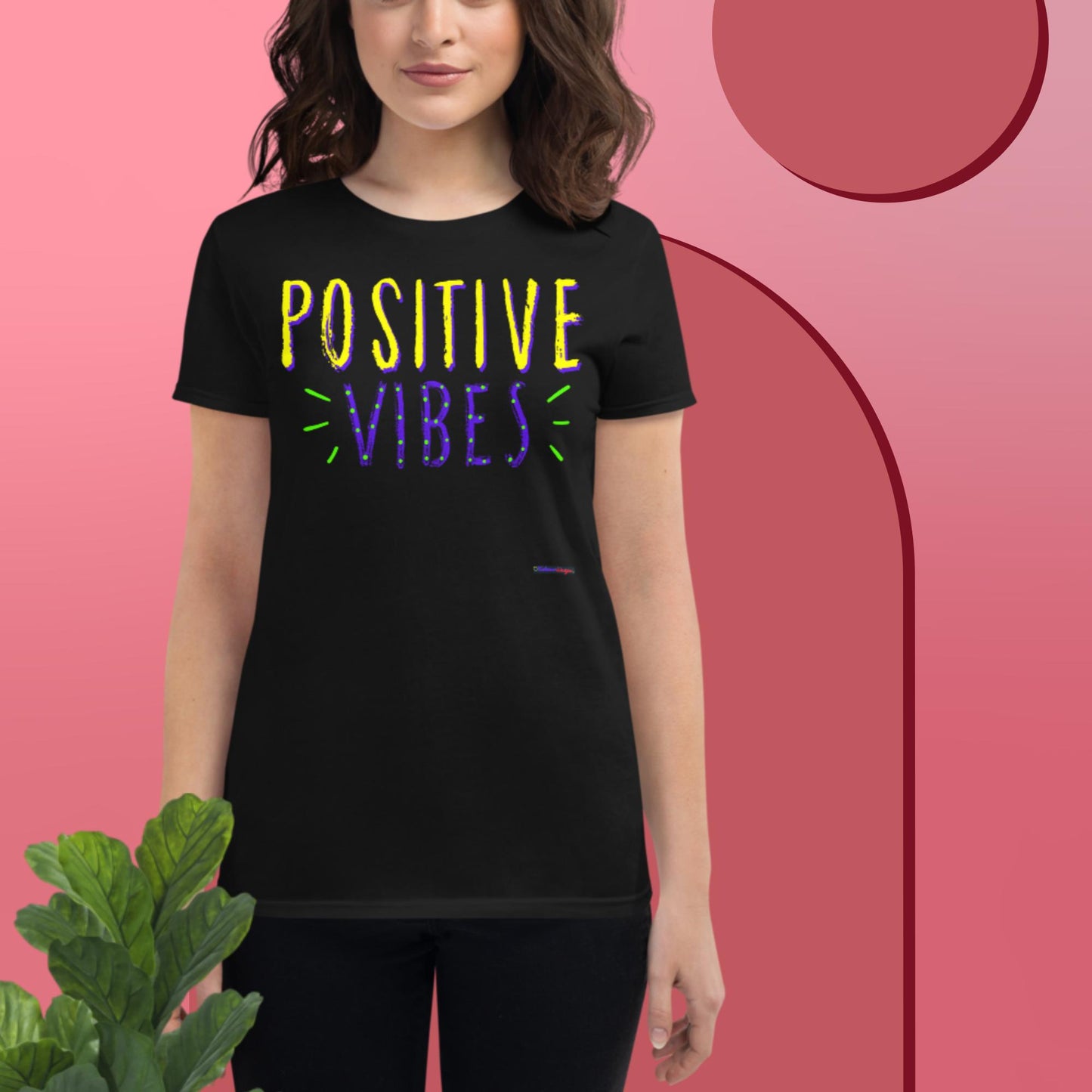 Positive Vibes, Women's short sleeve t-shirt