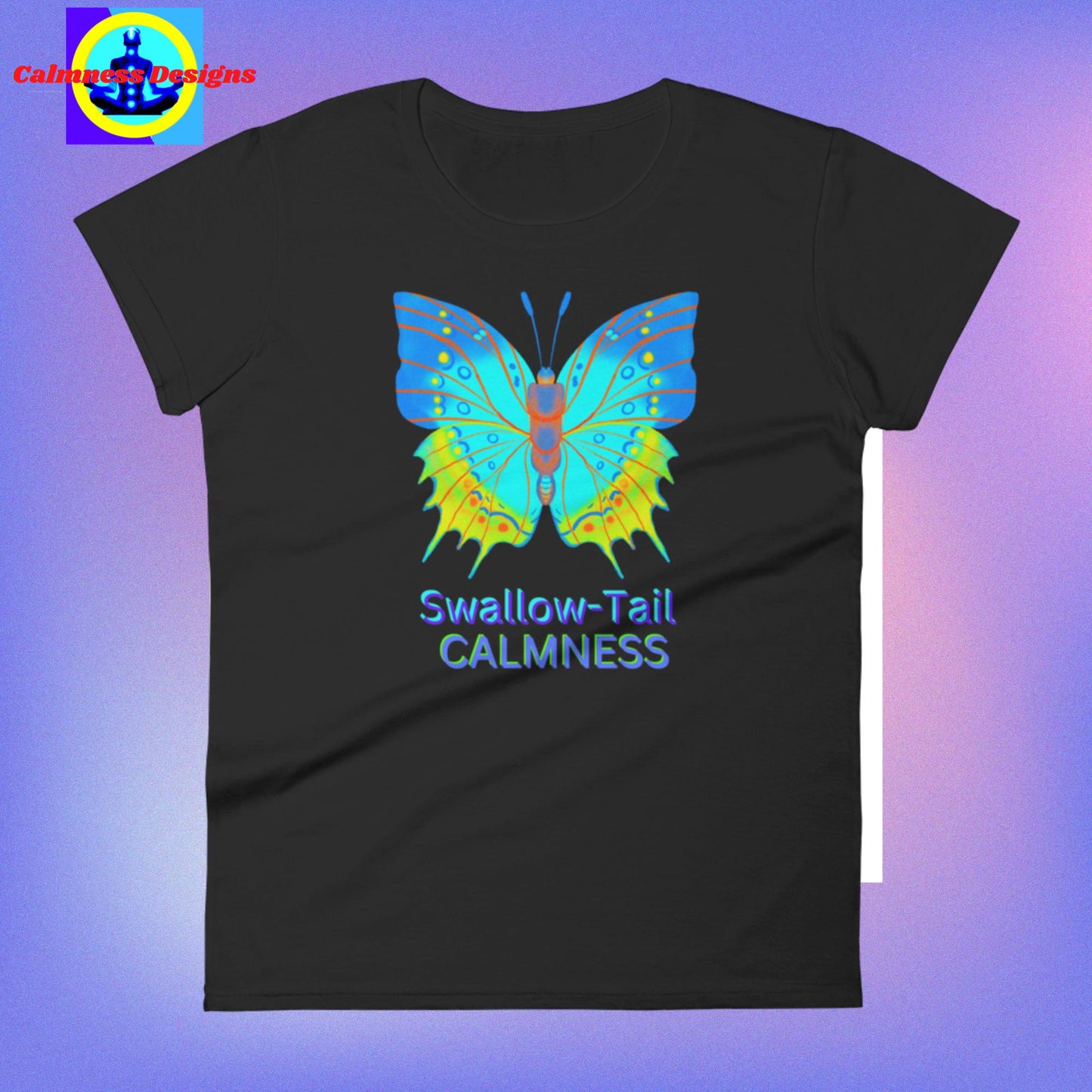 Swallow-Tail, CALMNESS, Women's short sleeve t-shirt