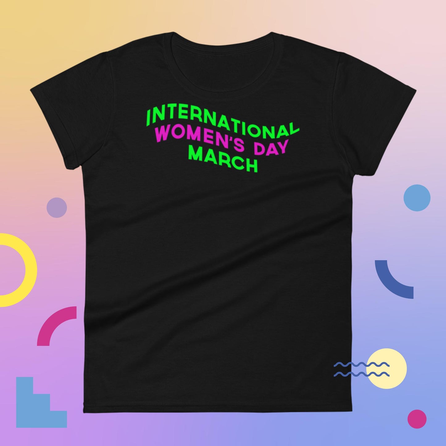 International women's day, MARCH, Women's short sleeve t-shirt