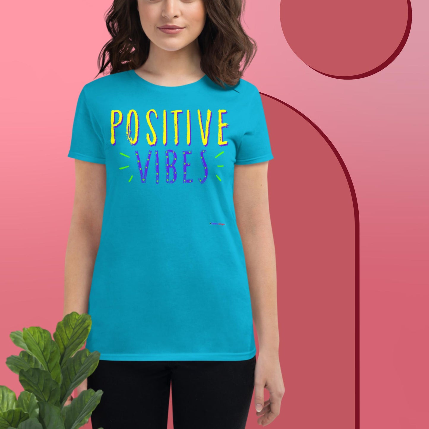 Positive Vibes, Women's short sleeve t-shirt