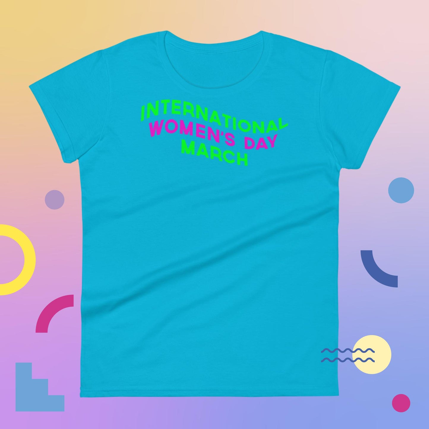 International women's day, MARCH, Women's short sleeve t-shirt